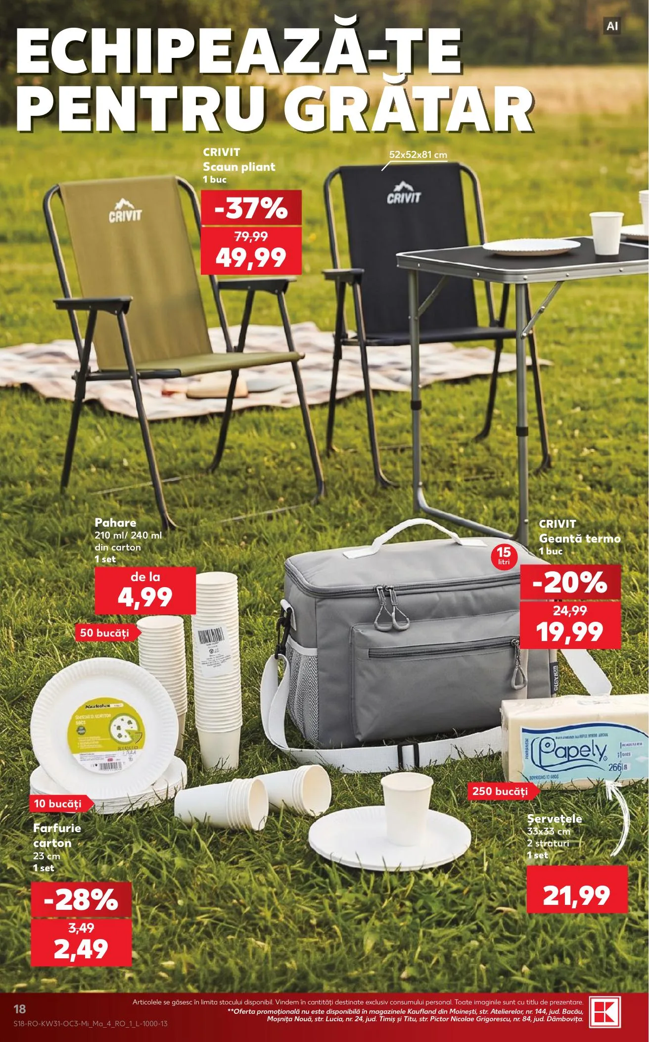 Kaufland akciós újság Románia kerti parti 07.29–08.04 – 18. oldal