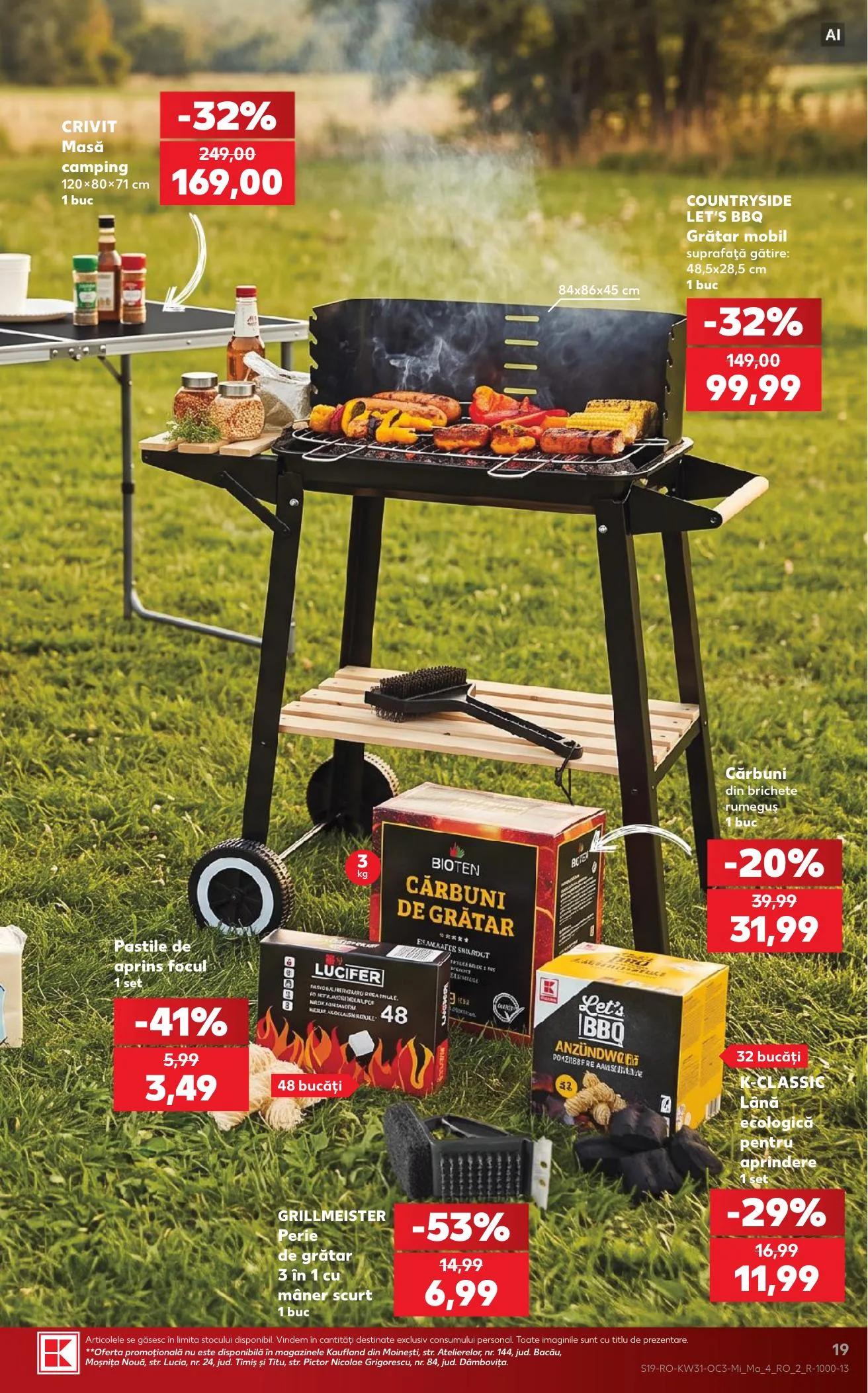 Kaufland akciós újság Románia kerti parti 07.29–08.04 – 19. oldal