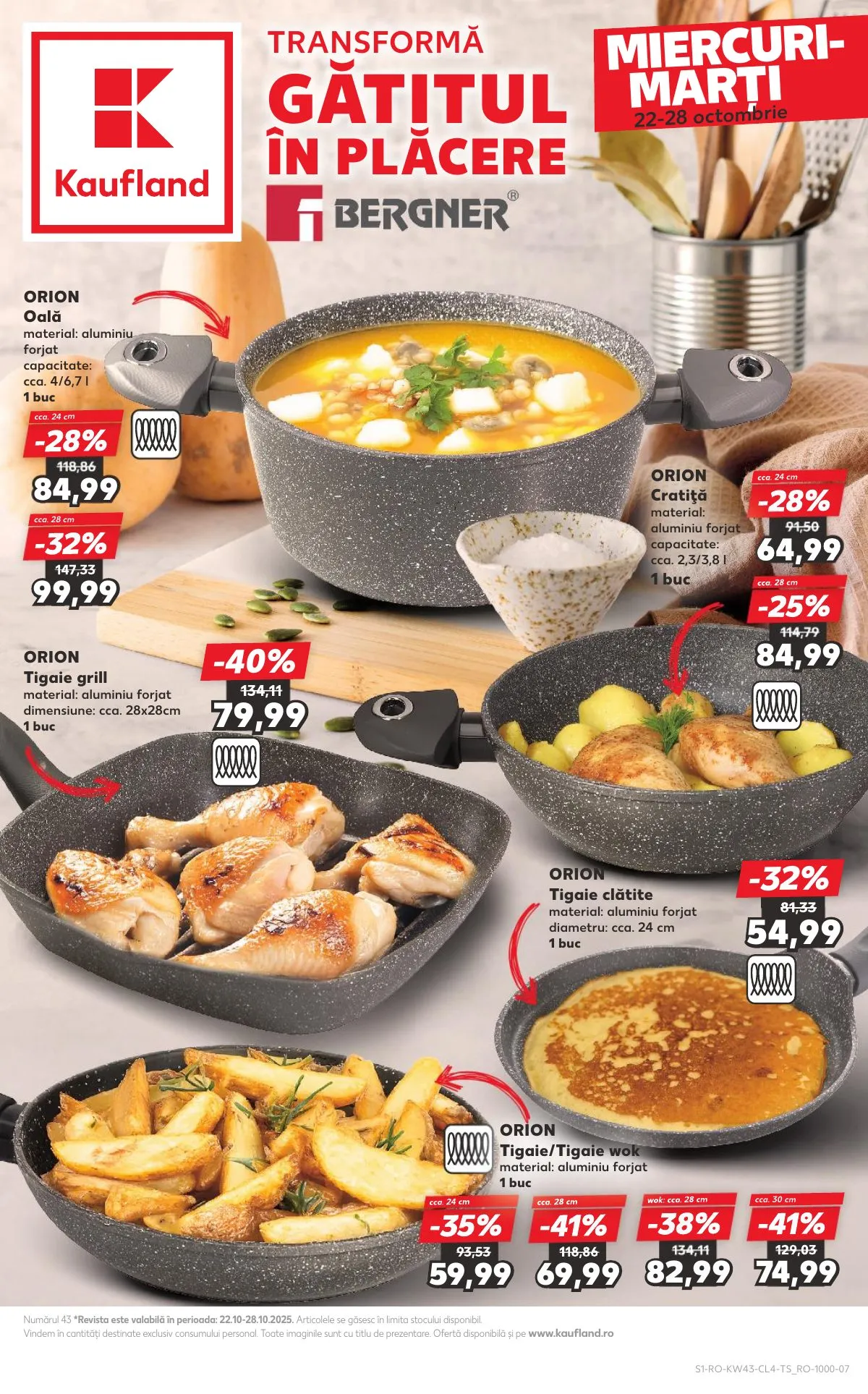 Kaufland akciós újság Románia Konyha és Haztartas 10.22–10.28