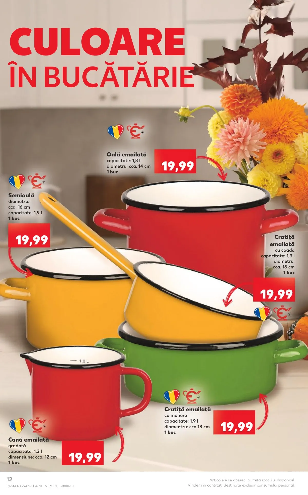 Kaufland akciós újság Románia Konyha és Haztartas 10.22–10.28 – 12. oldal