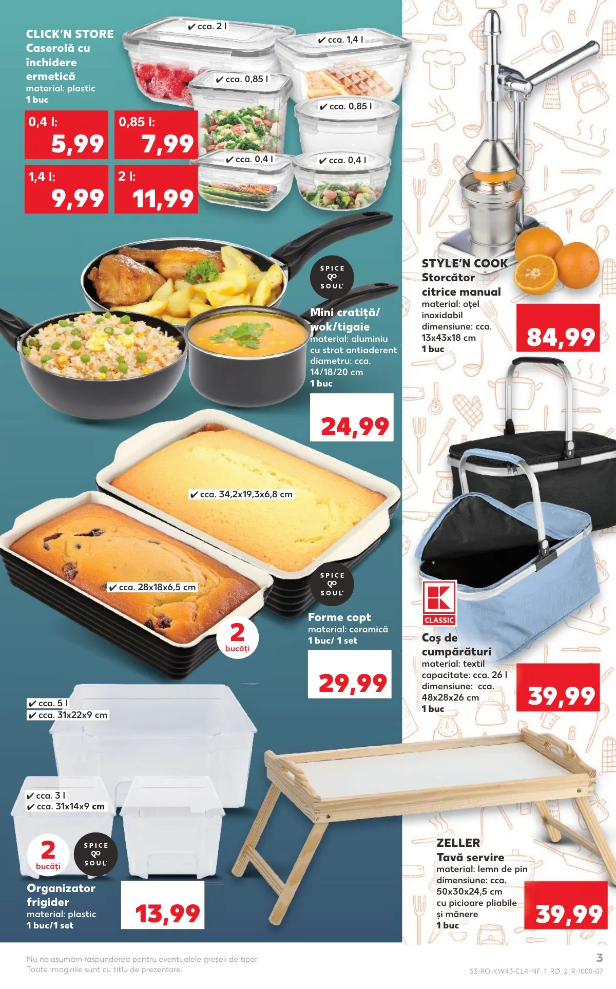 Kaufland akciós újság Románia Konyha és Haztartas 10.22–10.28 – 3. oldal
