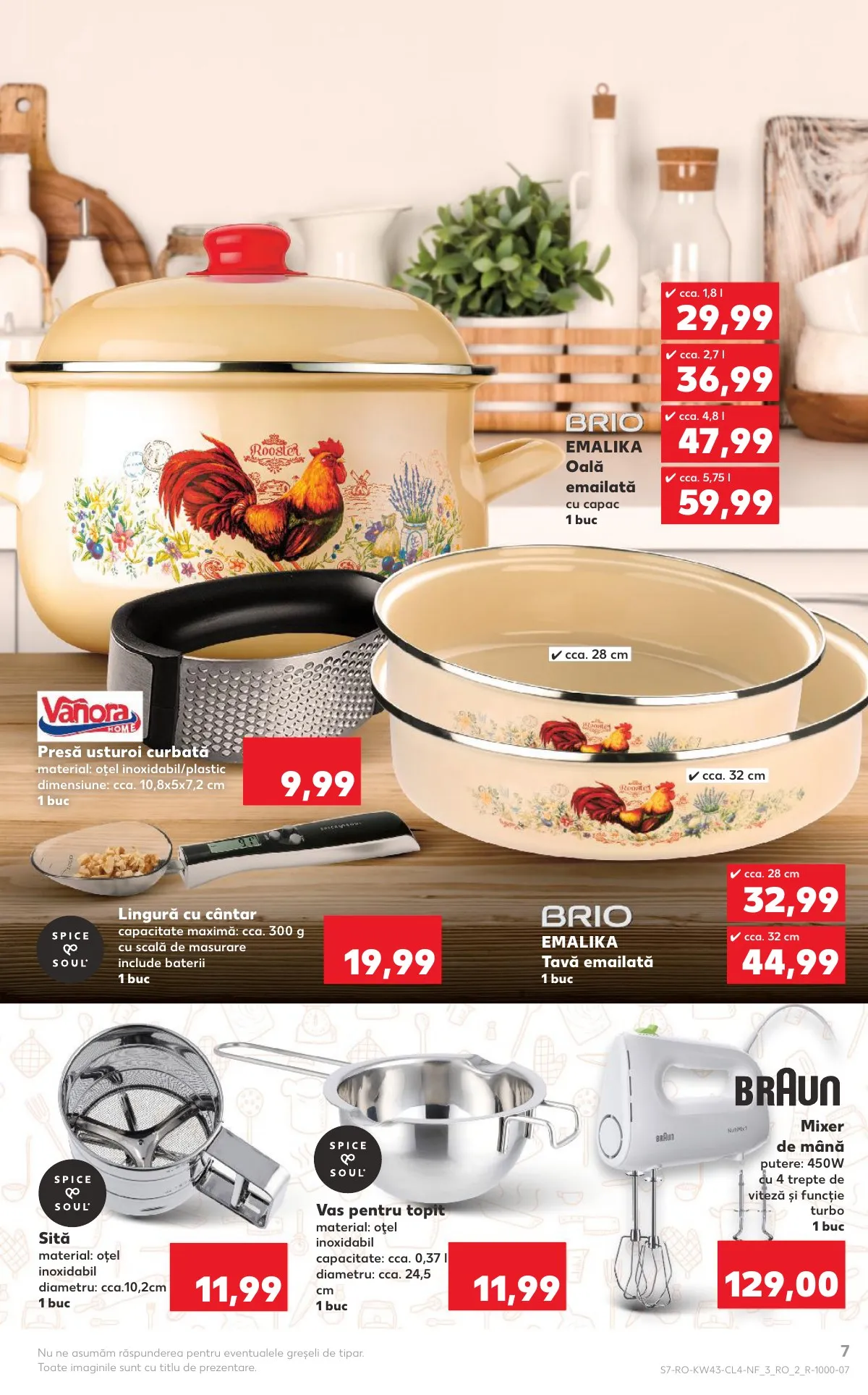 Kaufland akciós újság Románia Konyha és Haztartas 10.22–10.28 – 7. oldal