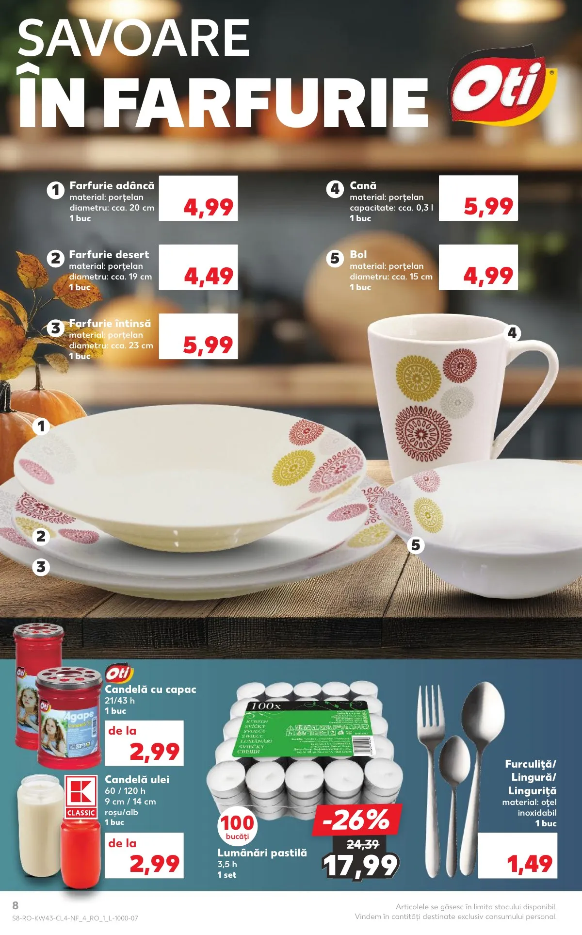 Kaufland akciós újság Románia Konyha és Haztartas 10.22–10.28 – 8. oldal