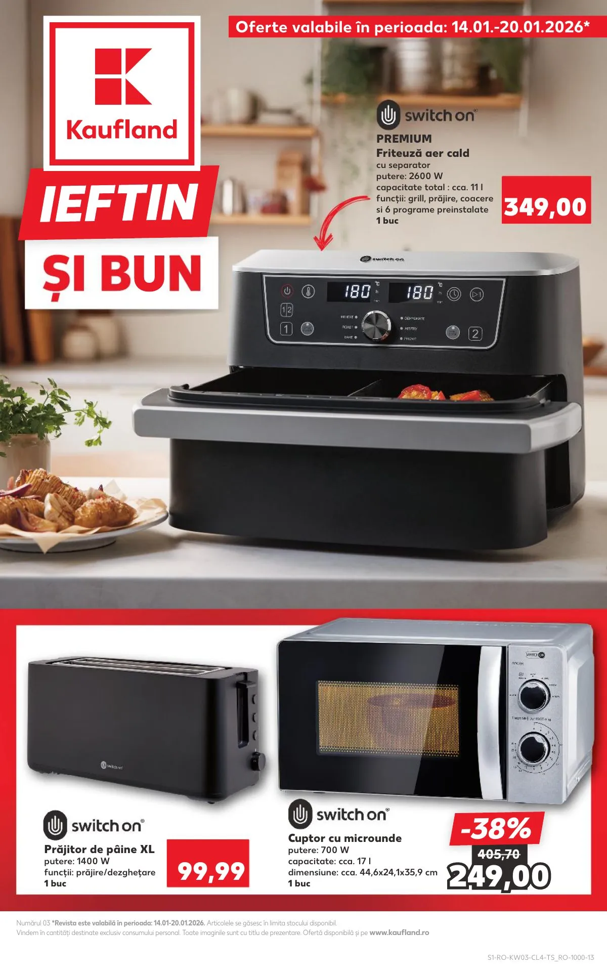 Kaufland akciós újság Románia Konyha 01.14–01.20