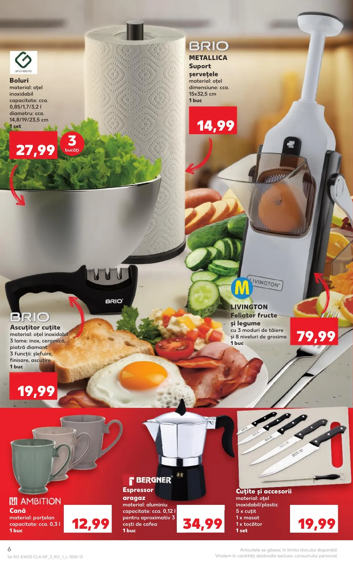 Kaufland akciós újság Románia Konyha 01.14–01.20 – 6. oldal