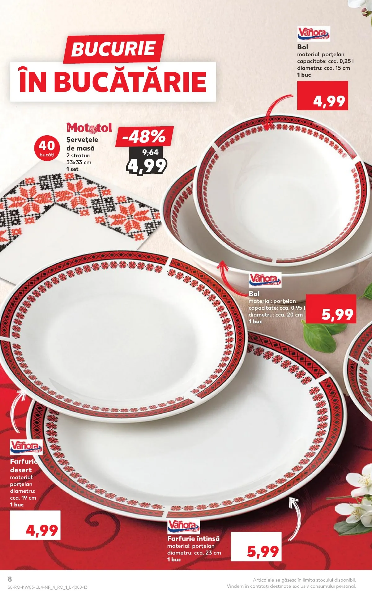 Kaufland akciós újság Románia Konyha 01.14–01.20 – 8. oldal