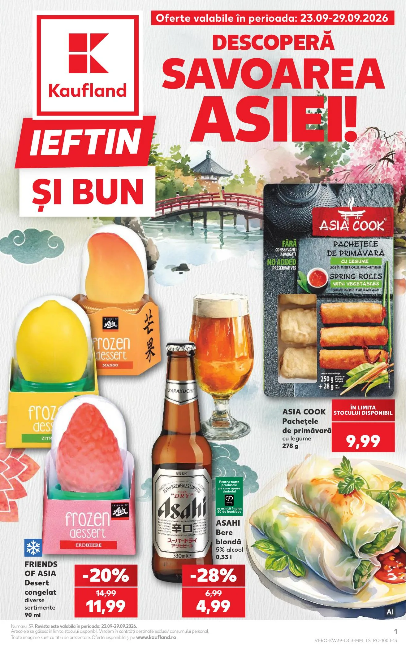 Kaufland akciós újság Románia külföldi ízek 09.23–09.29