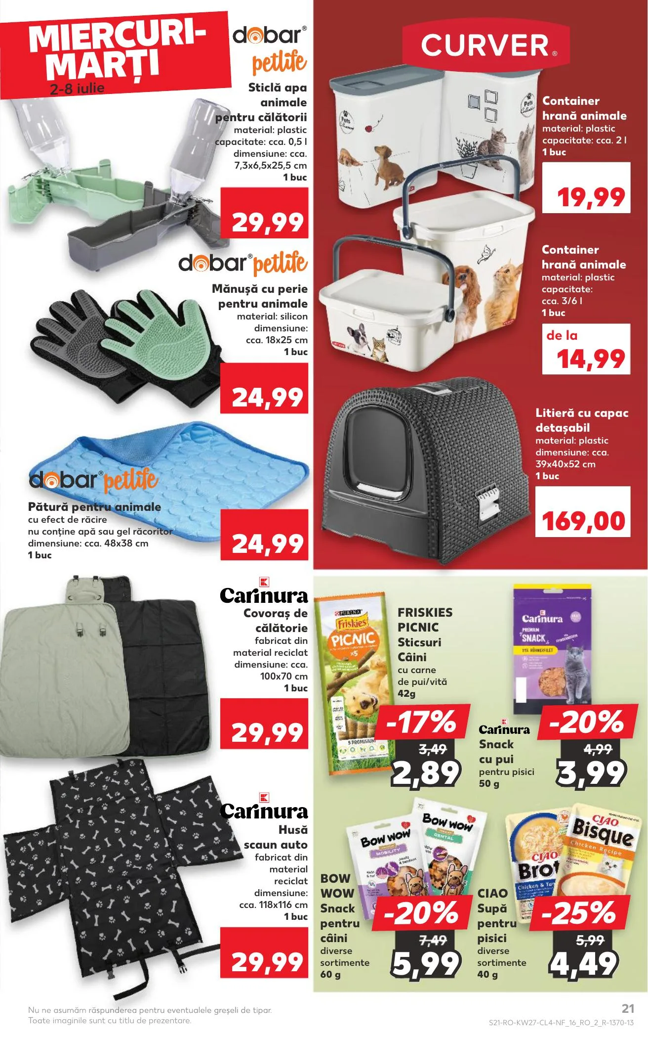 Kaufland akciós újság Románia Nonfood 07.02–07.08 – 21. oldal