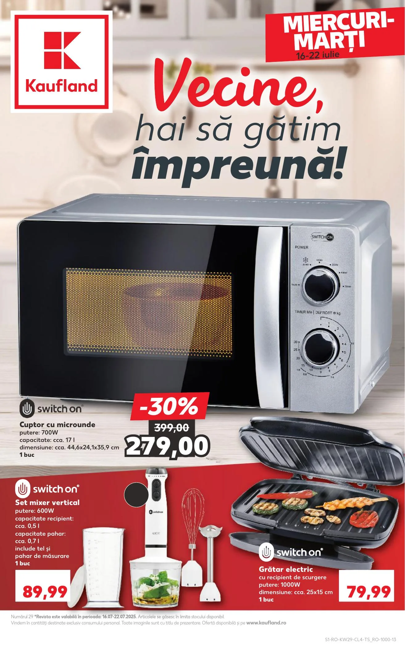 Kaufland akciós újság Románia Nonfood 07.16–07.22