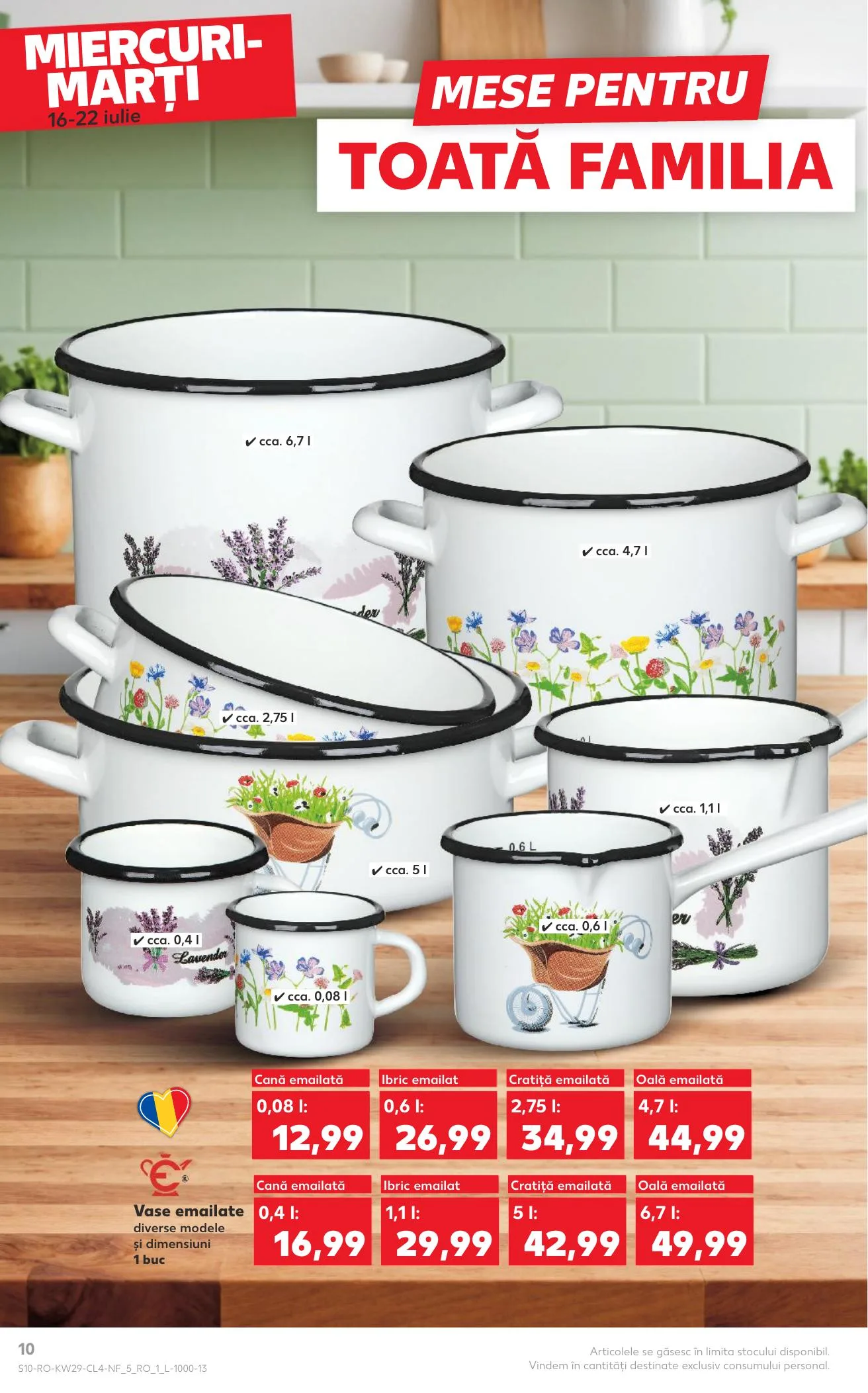 Kaufland akciós újság Románia Nonfood 07.16–07.22 – 10. oldal