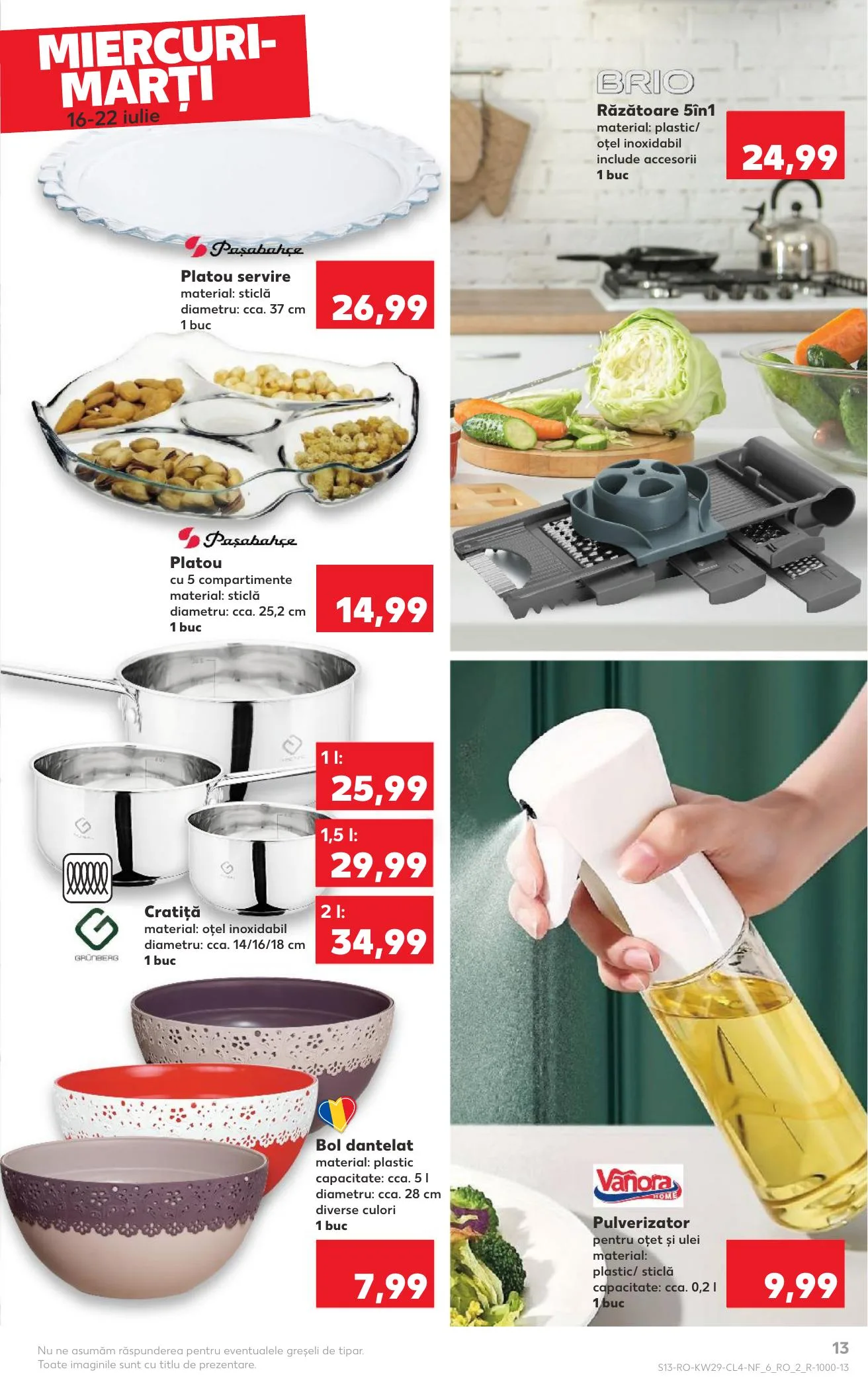Kaufland akciós újság Románia Nonfood 07.16–07.22 – 13. oldal