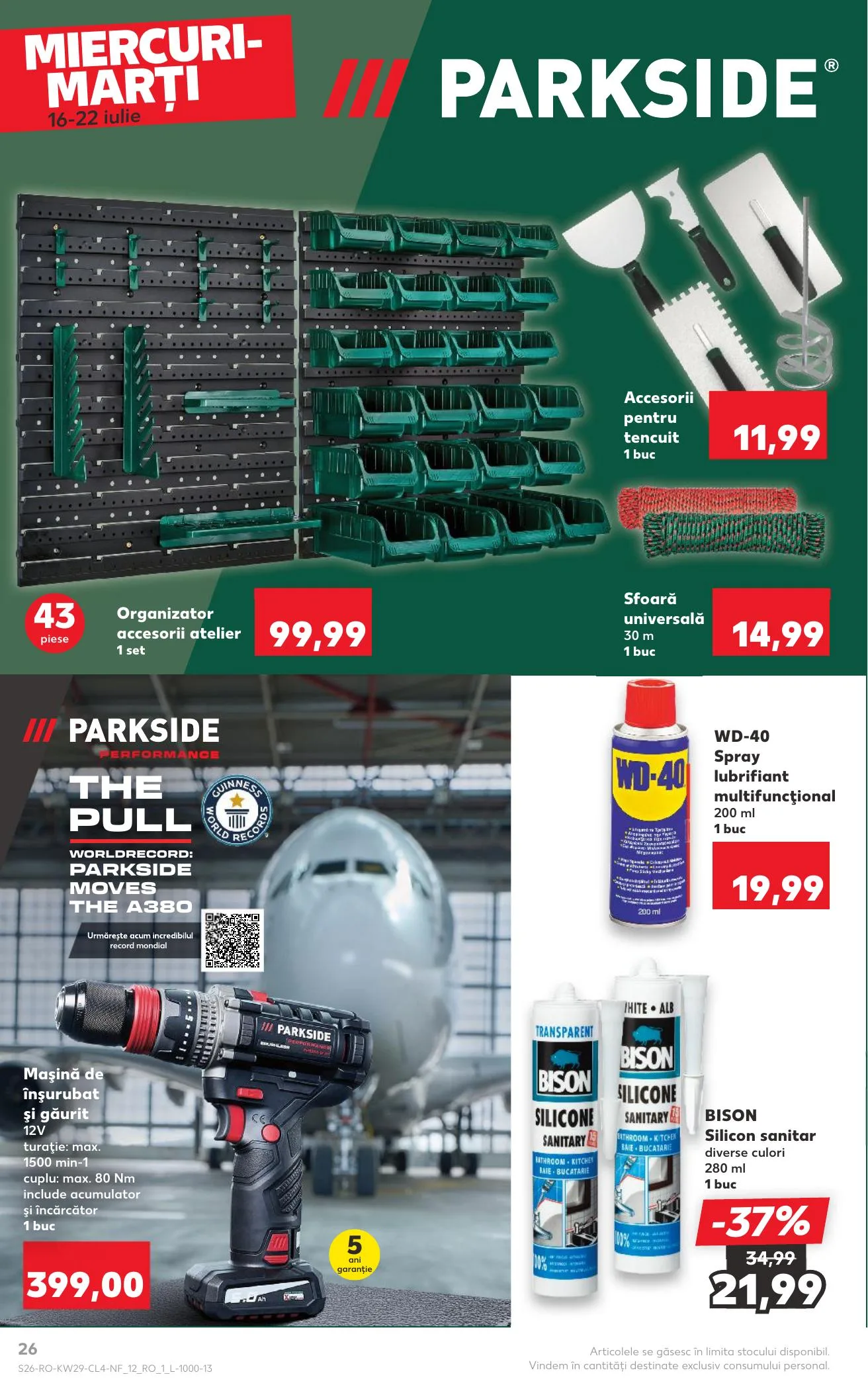 Kaufland akciós újság Románia Nonfood 07.16–07.22 – 26. oldal
