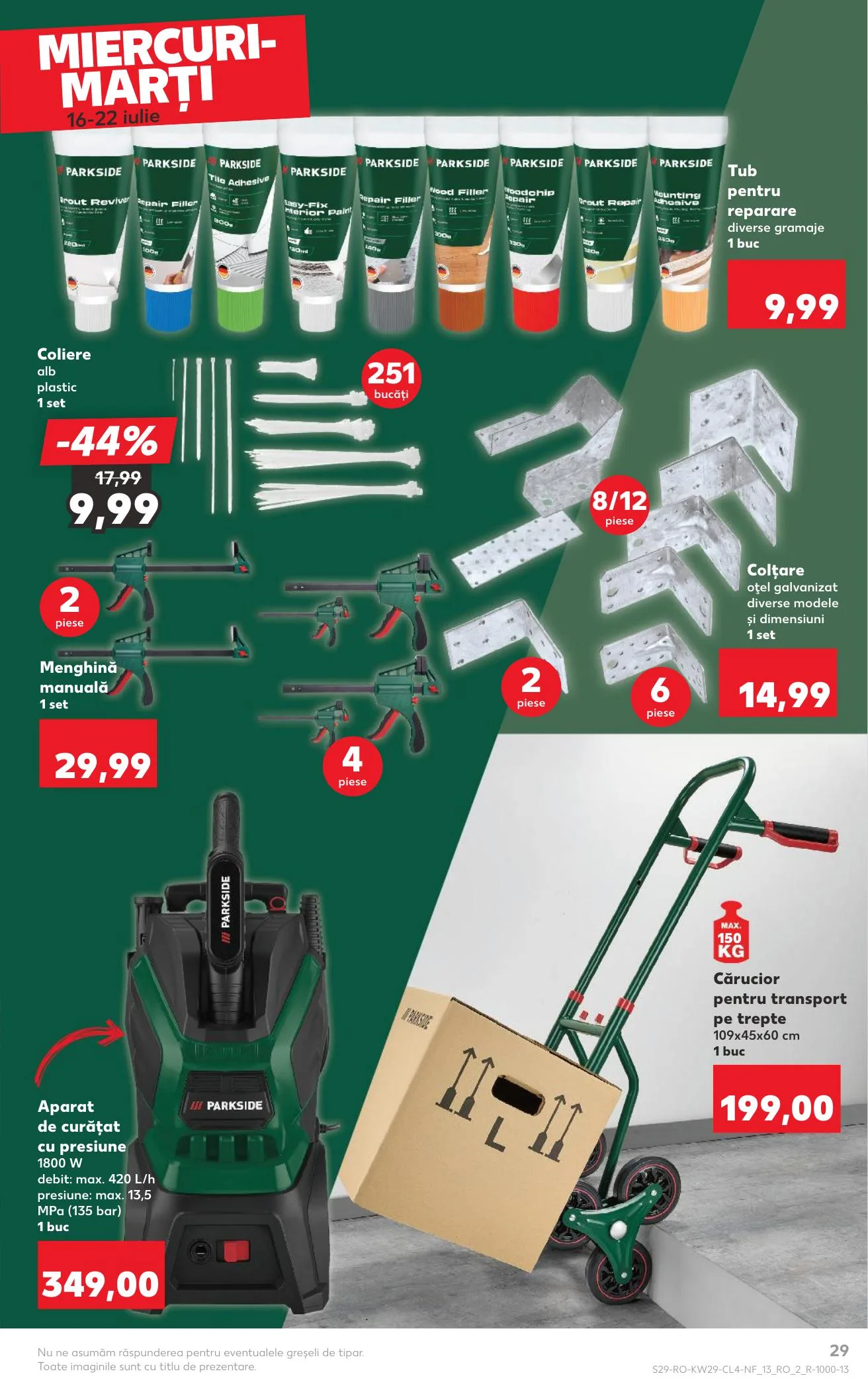 Kaufland akciós újság Románia Nonfood 07.16–07.22 – 29. oldal