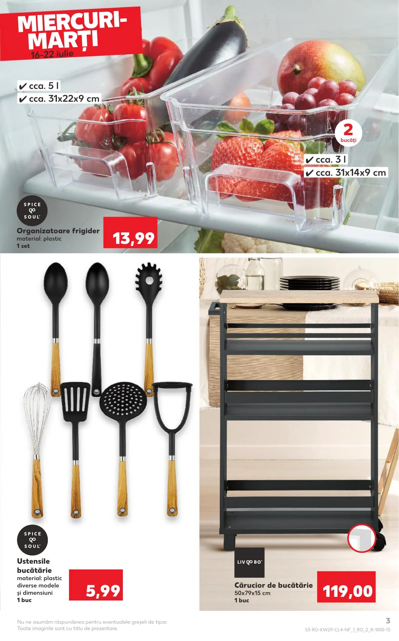 Kaufland akciós újság Románia Nonfood 07.16–07.22 – 3. oldal