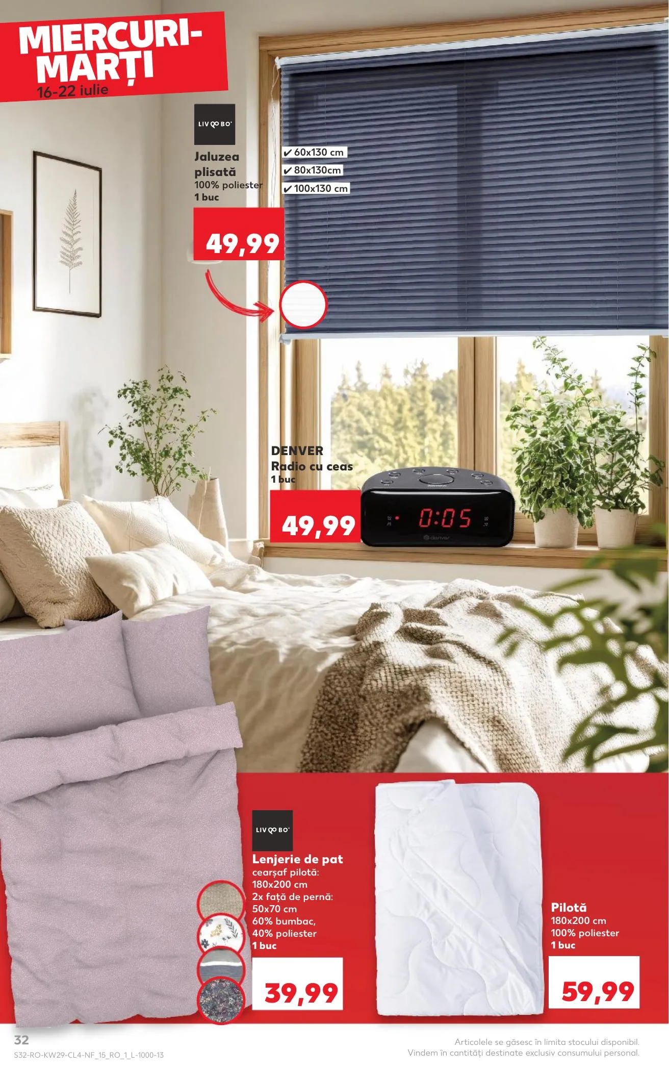 Kaufland akciós újság Románia Nonfood 07.16–07.22 – 32. oldal