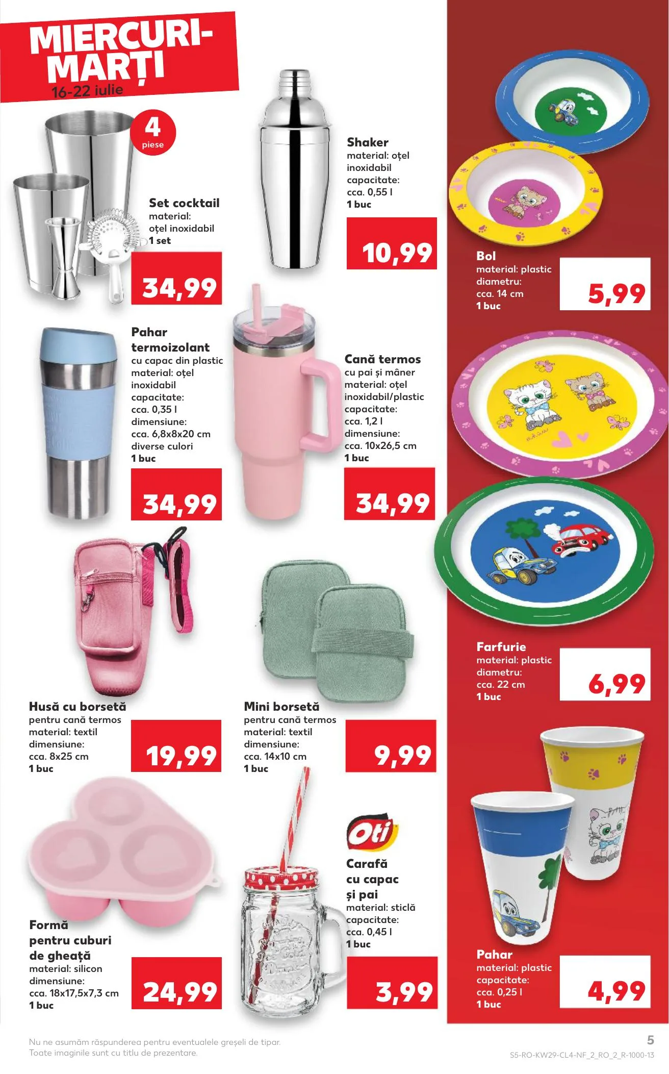 Kaufland akciós újság Románia Nonfood 07.16–07.22 – 5. oldal