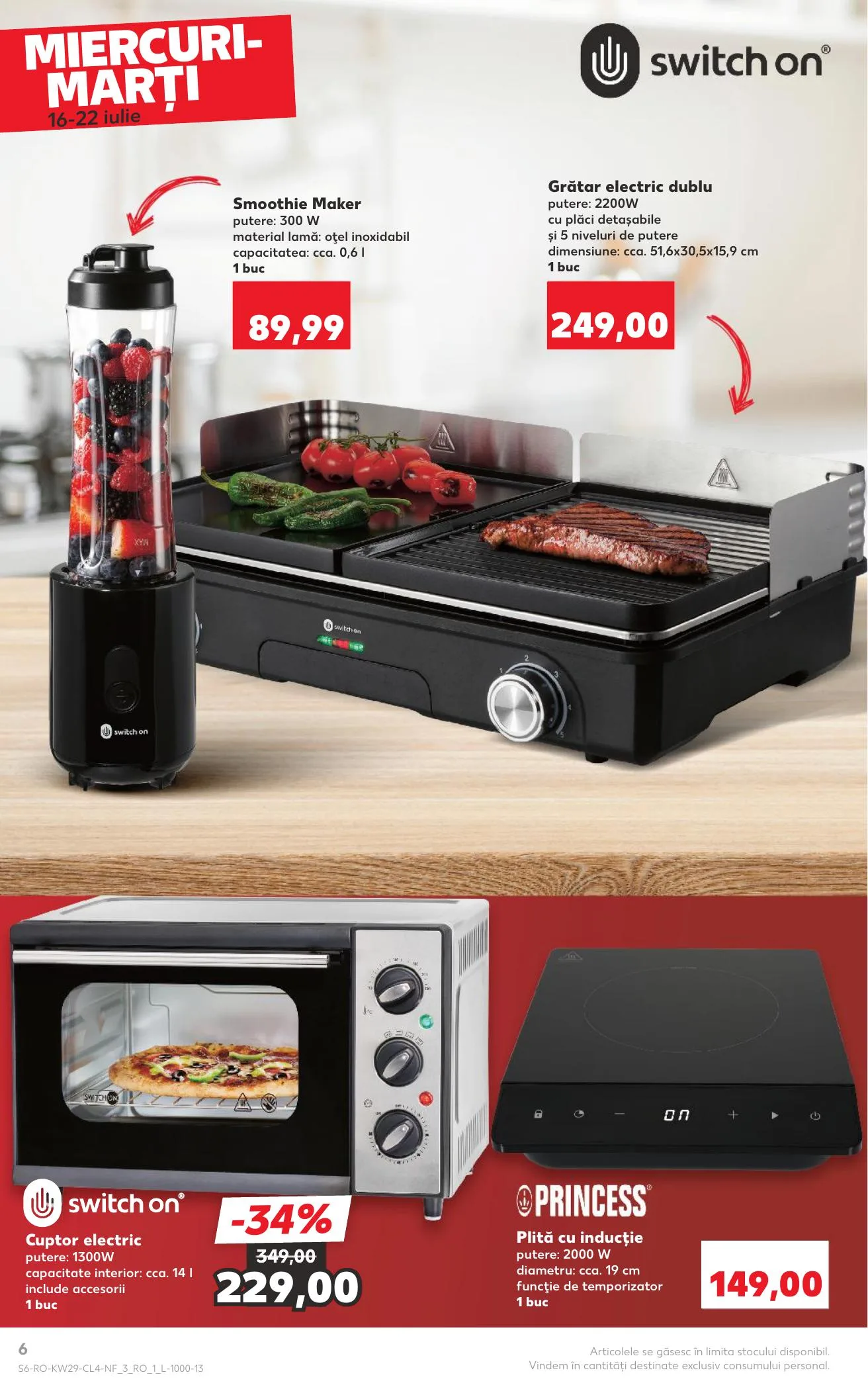 Kaufland akciós újság Románia Nonfood 07.16–07.22 – 6. oldal