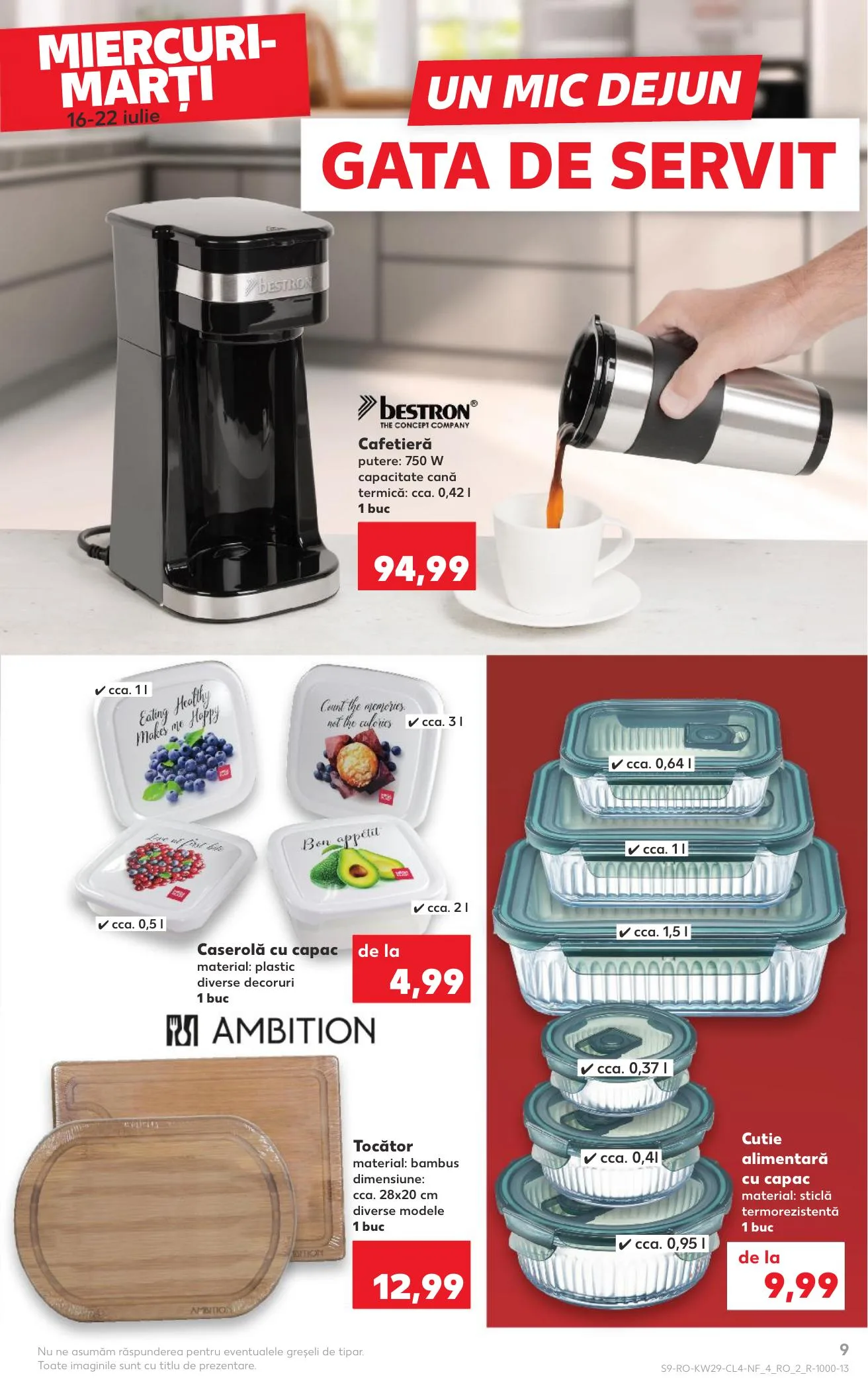 Kaufland akciós újság Románia Nonfood 07.16–07.22 – 9. oldal
