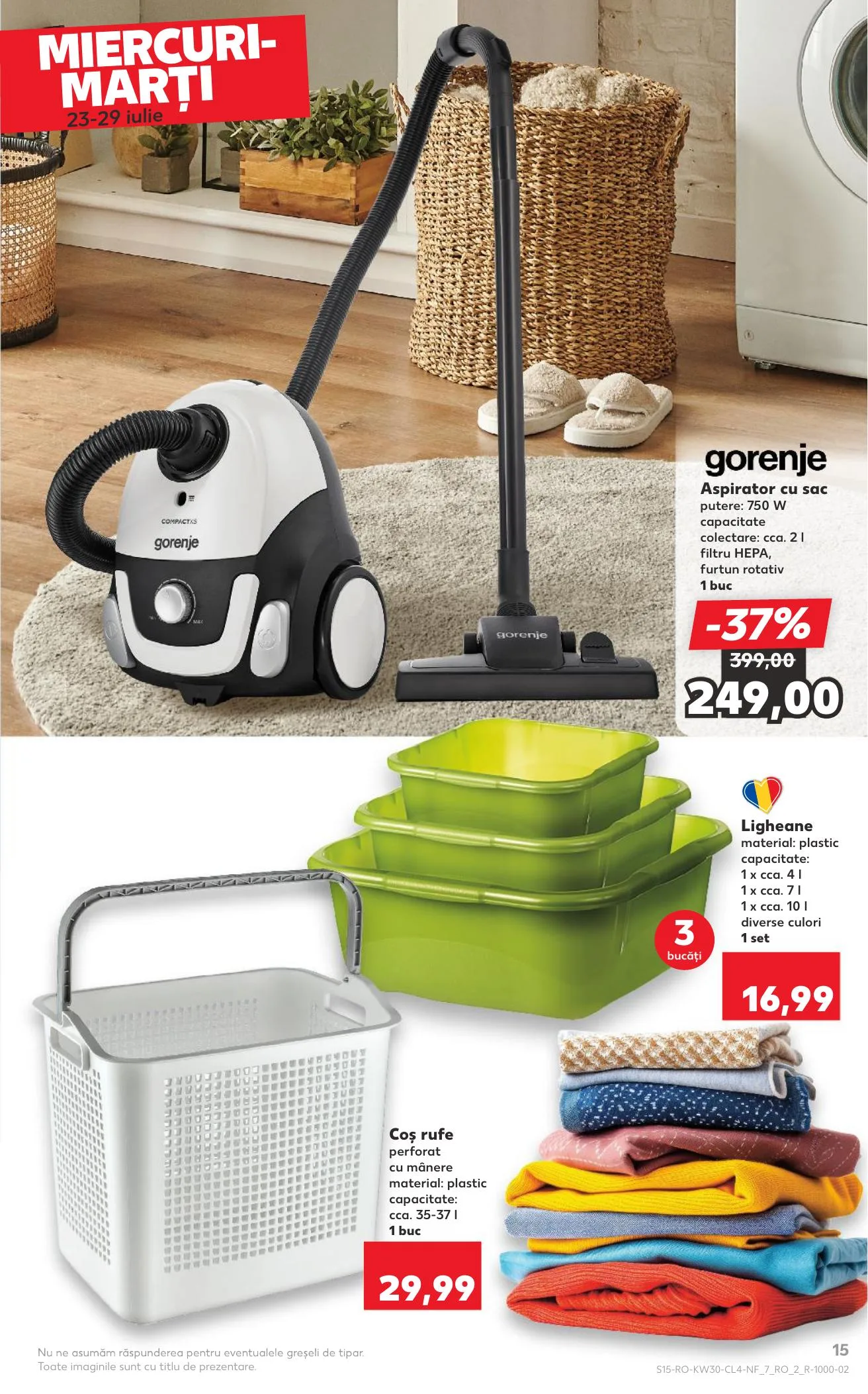 Kaufland akciós újság Románia Nonfood 07.23–07.29 – 15. oldal