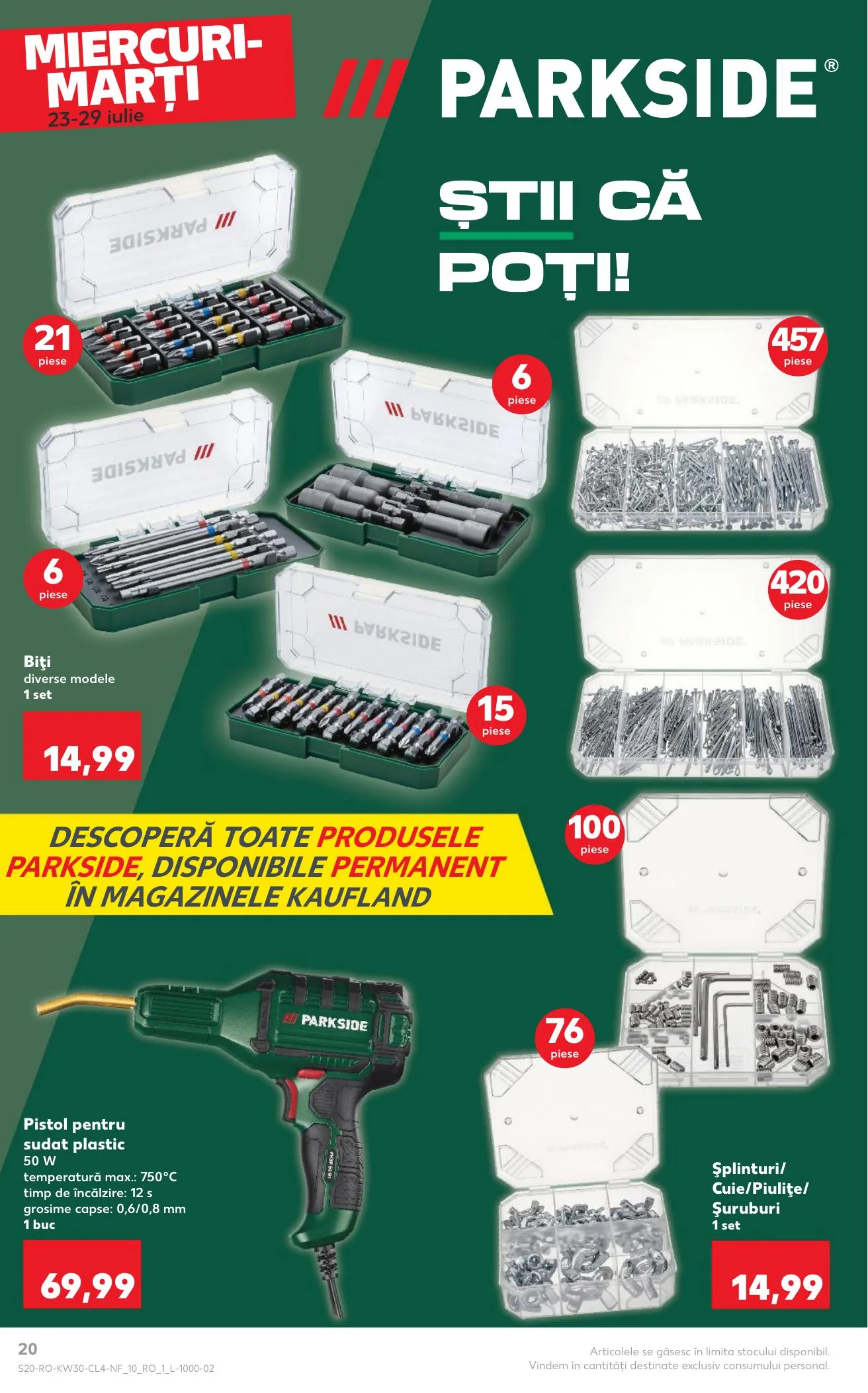 Kaufland akciós újság Románia Nonfood 07.23–07.29 – 20. oldal