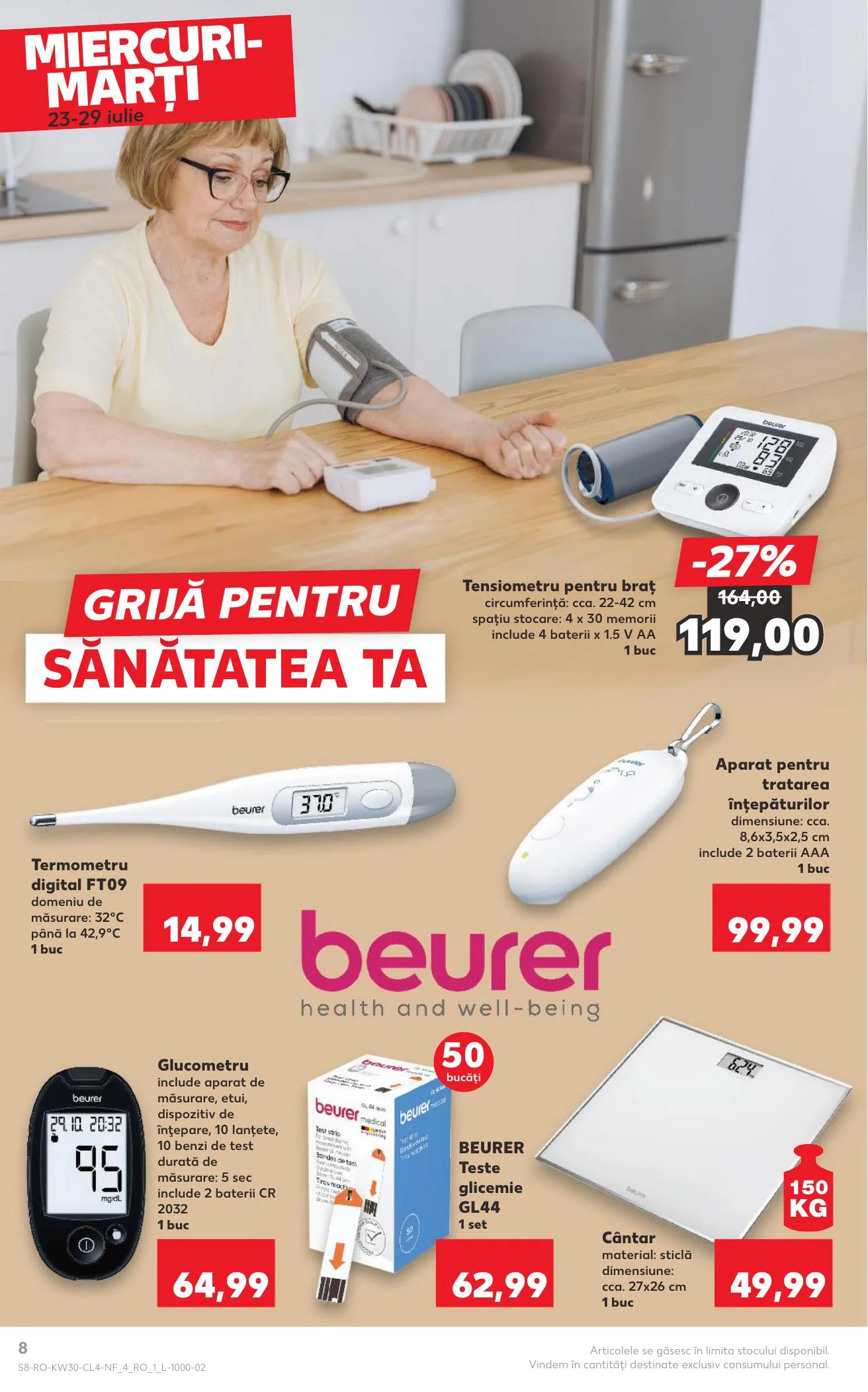 Kaufland akciós újság Románia Nonfood 07.23–07.29 – 8. oldal