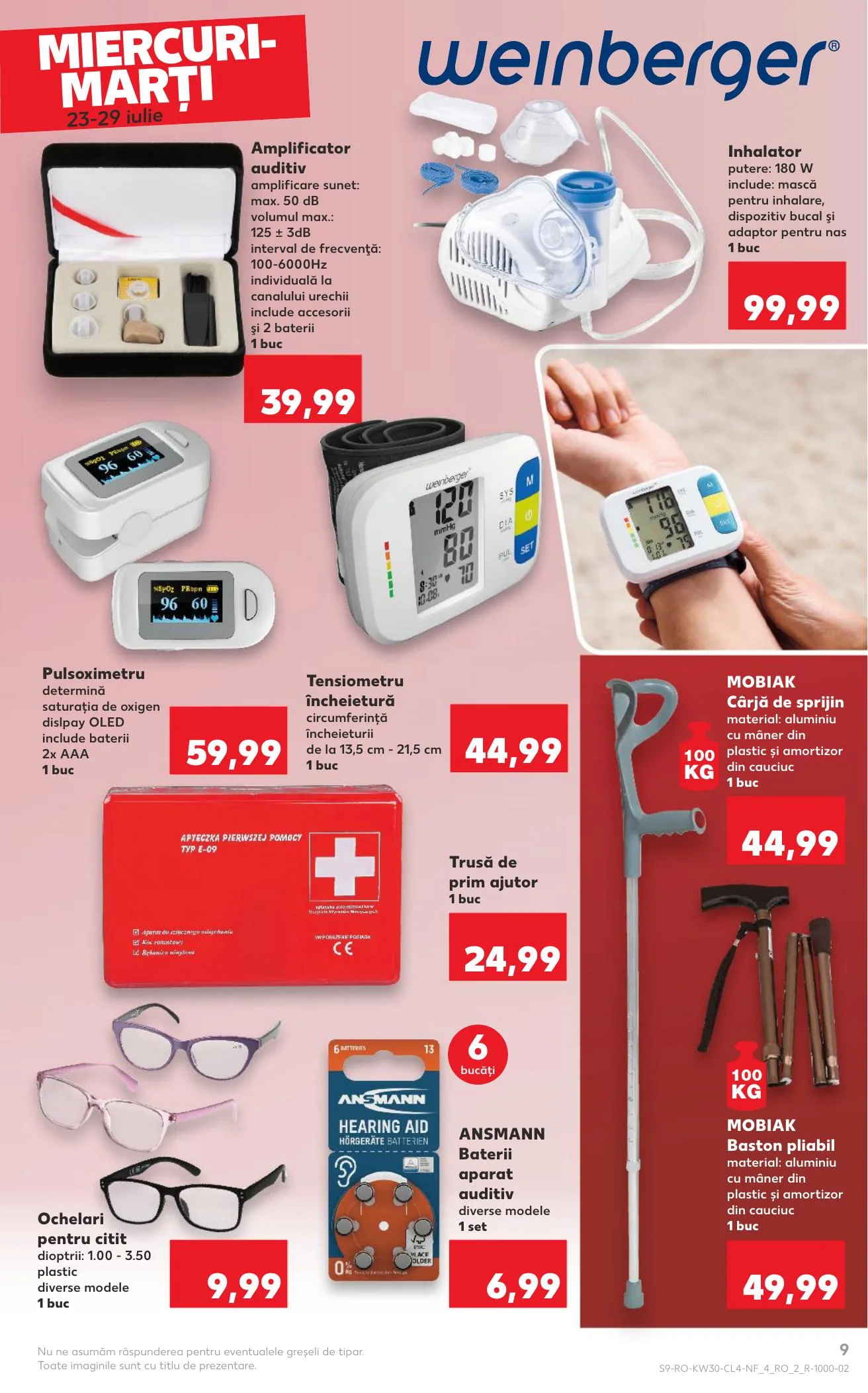 Kaufland akciós újság Románia Nonfood 07.23–07.29 – 9. oldal