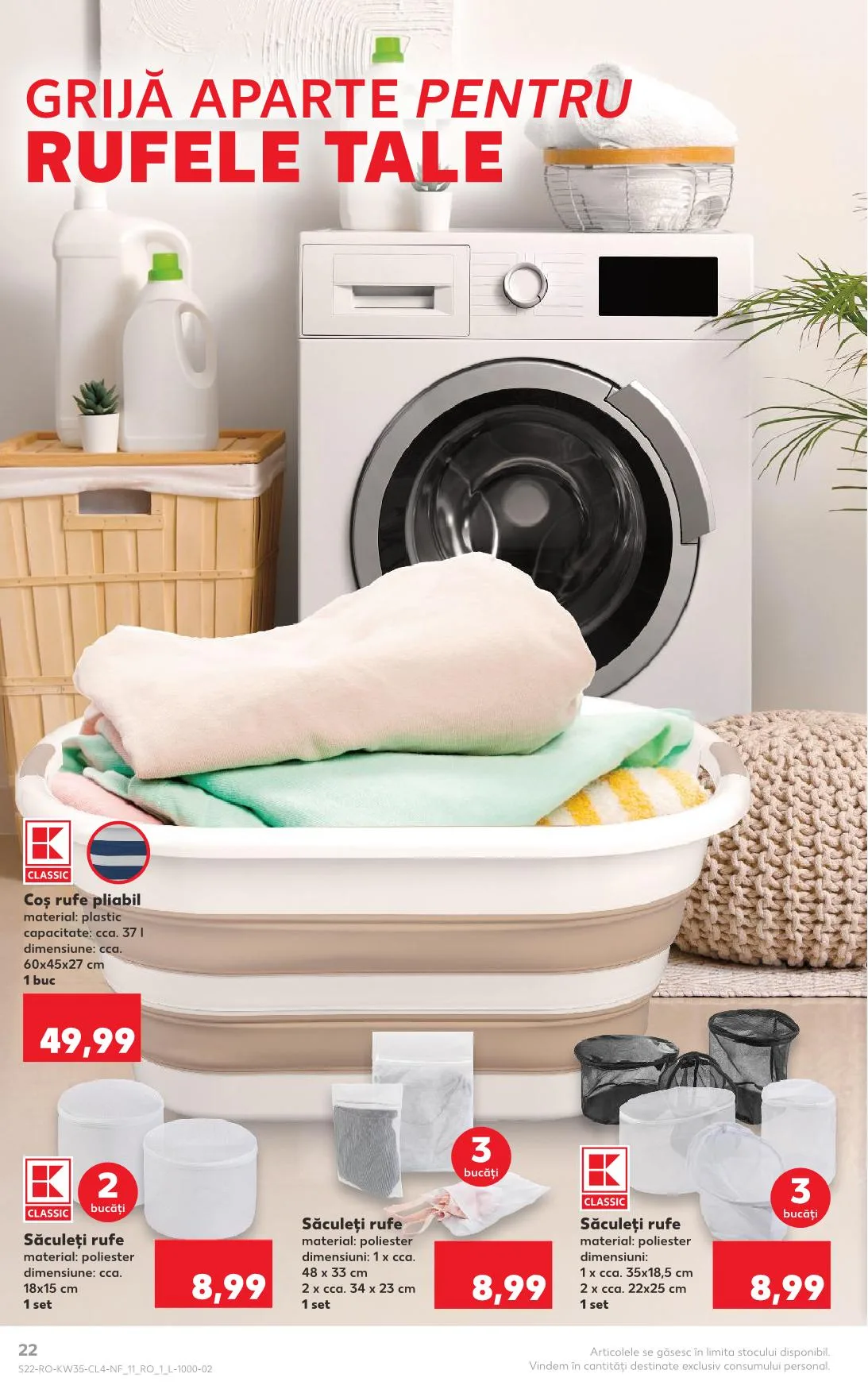 Kaufland akciós újság Románia Nonfood 08.27–09.02 – 15. oldal