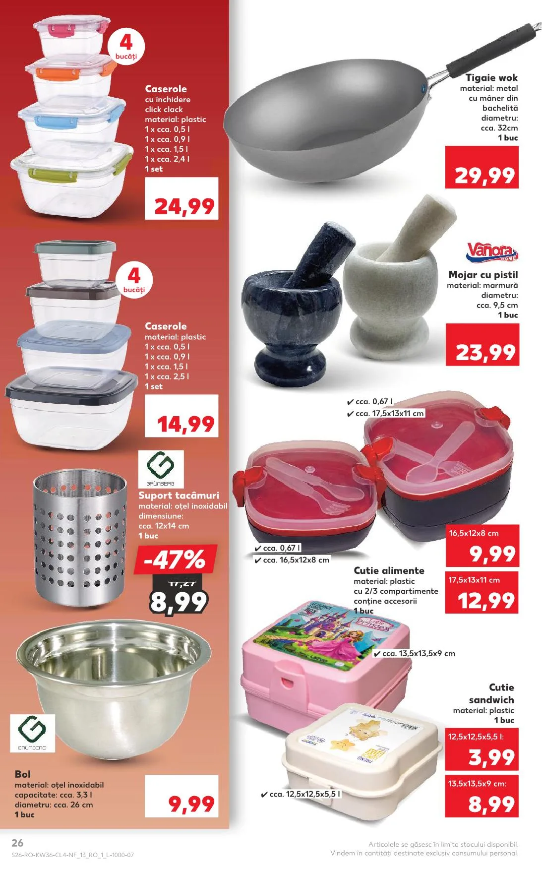 Kaufland akciós újság Románia nonfood 09.03–09.09 – 19. oldal