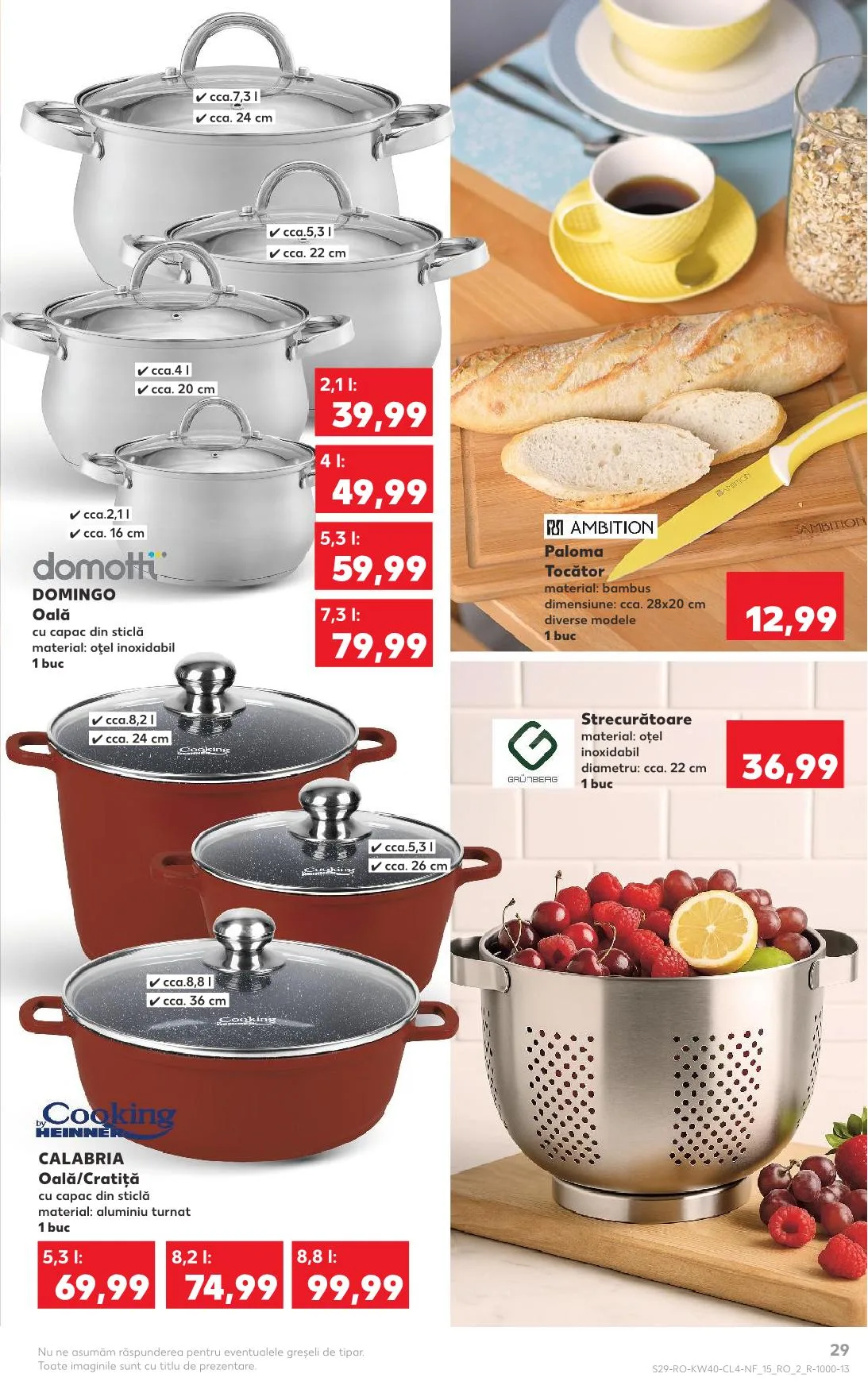 Kaufland akciós újság Románia nonfood 10.01–10.07 – 22. oldal