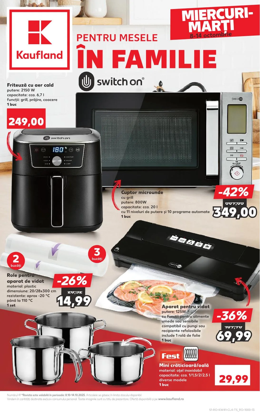 Kaufland akciós újság Románia nonfood 10.08–10.14