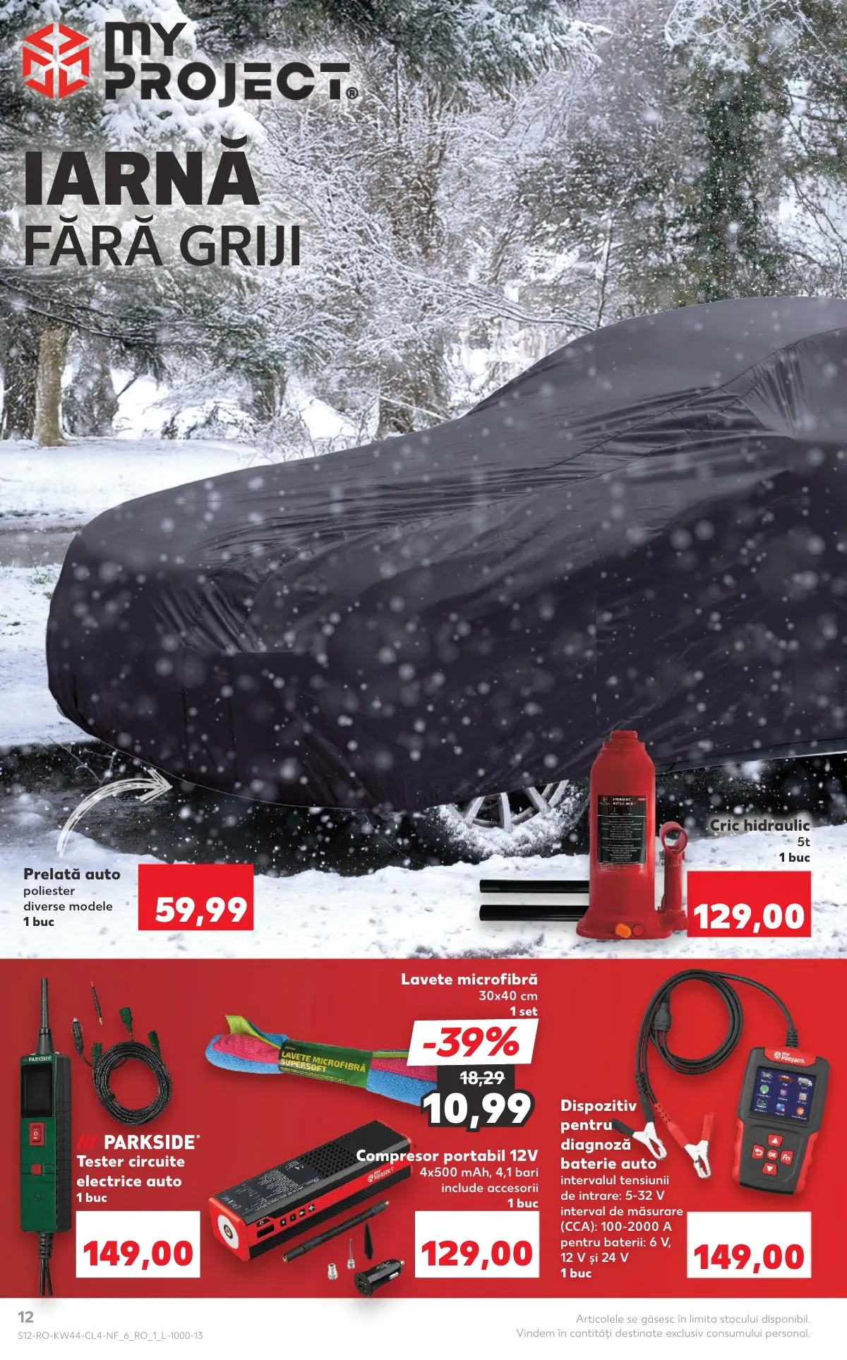 Kaufland akciós újság Románia Nonfood 10.29–11.04 – 12. oldal