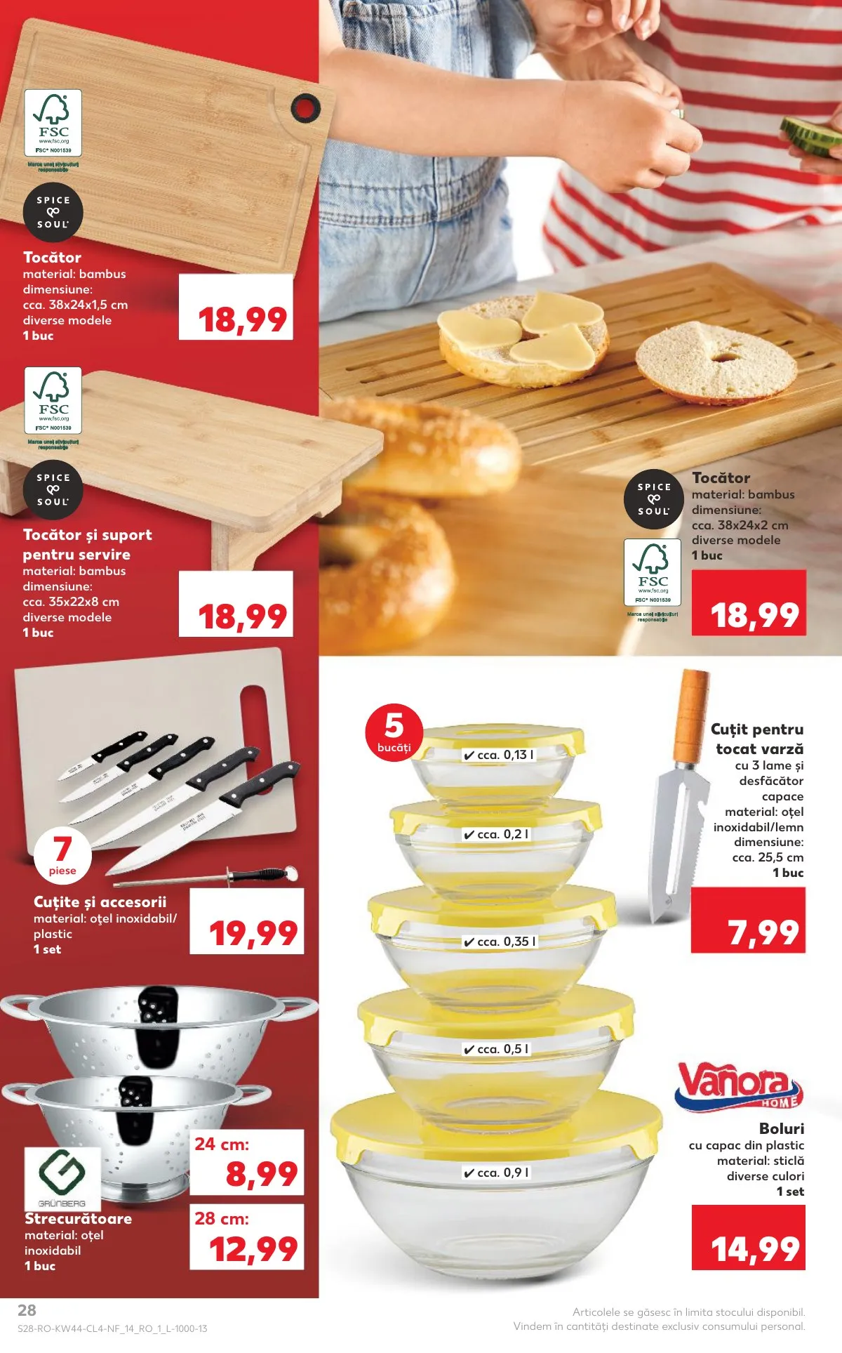 Kaufland akciós újság Románia Nonfood 10.29–11.04 – 28. oldal