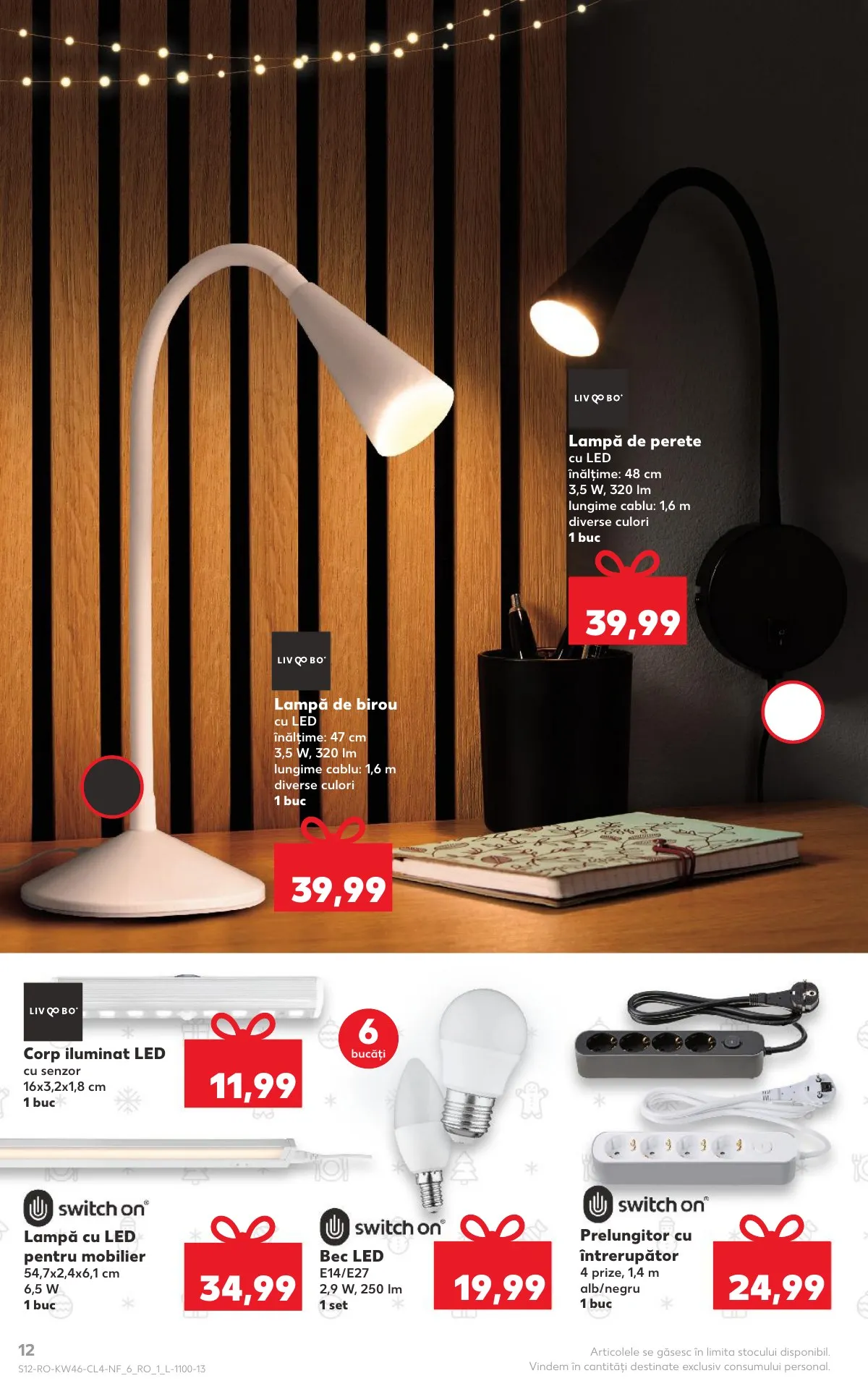 Kaufland akciós újság Románia Nonfood 11.12–11.18 – 12. oldal