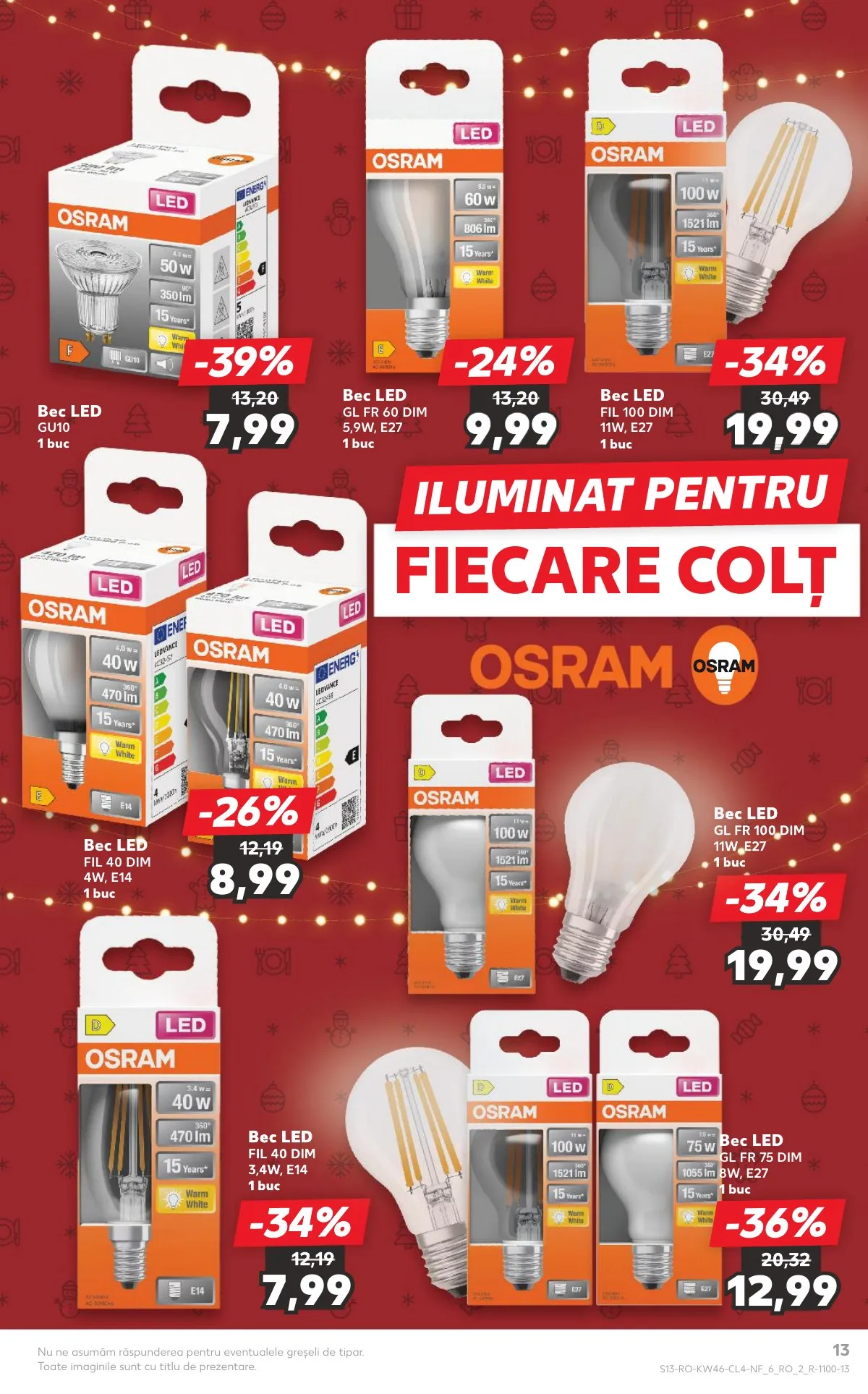 Kaufland akciós újság Románia Nonfood 11.12–11.18 – 13. oldal
