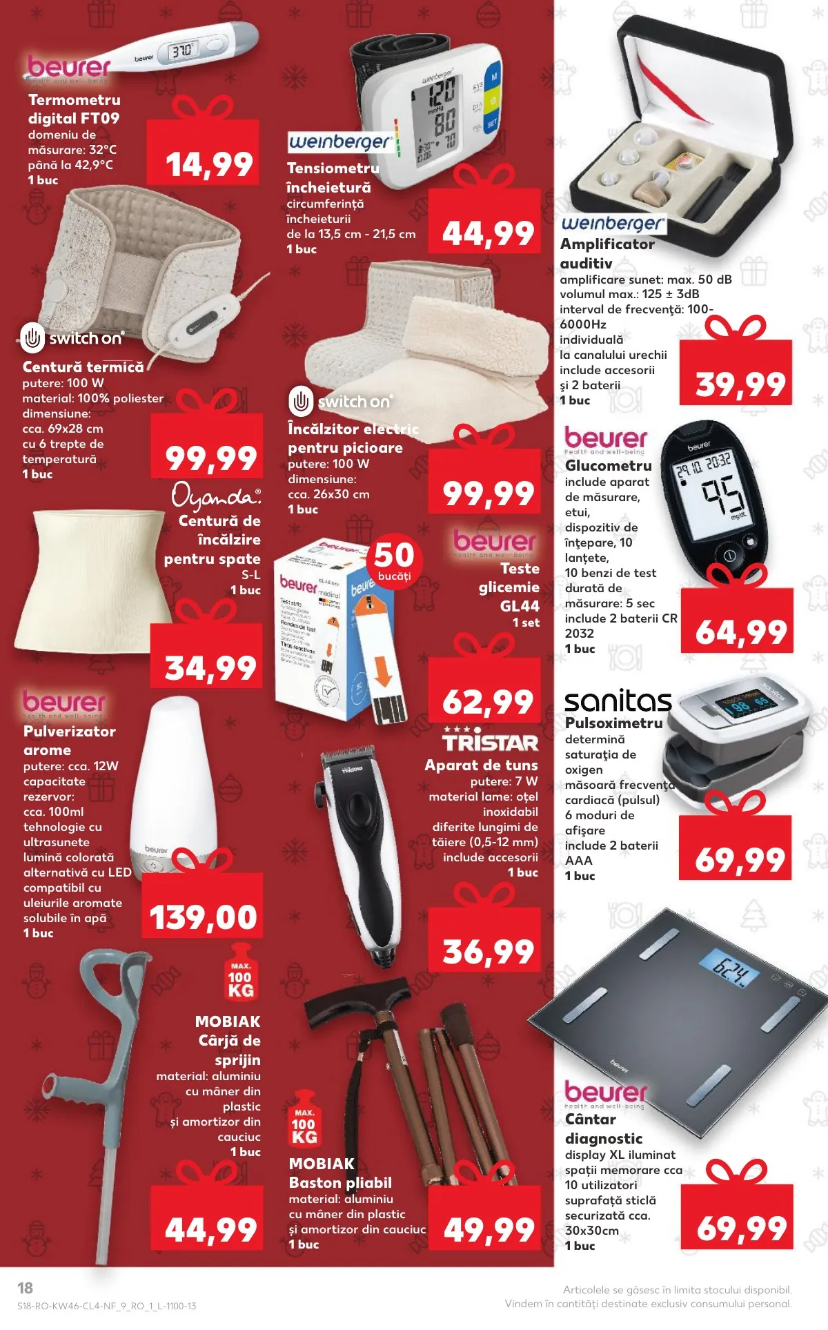 Kaufland akciós újság Románia Nonfood 11.12–11.18 – 18. oldal