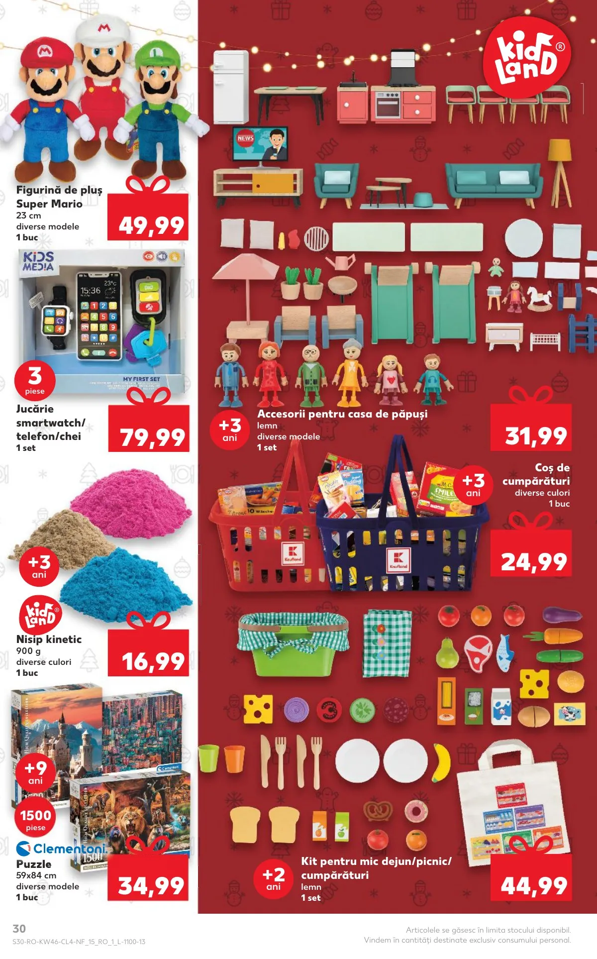 Kaufland akciós újság Románia Nonfood 11.12–11.18 – 30. oldal