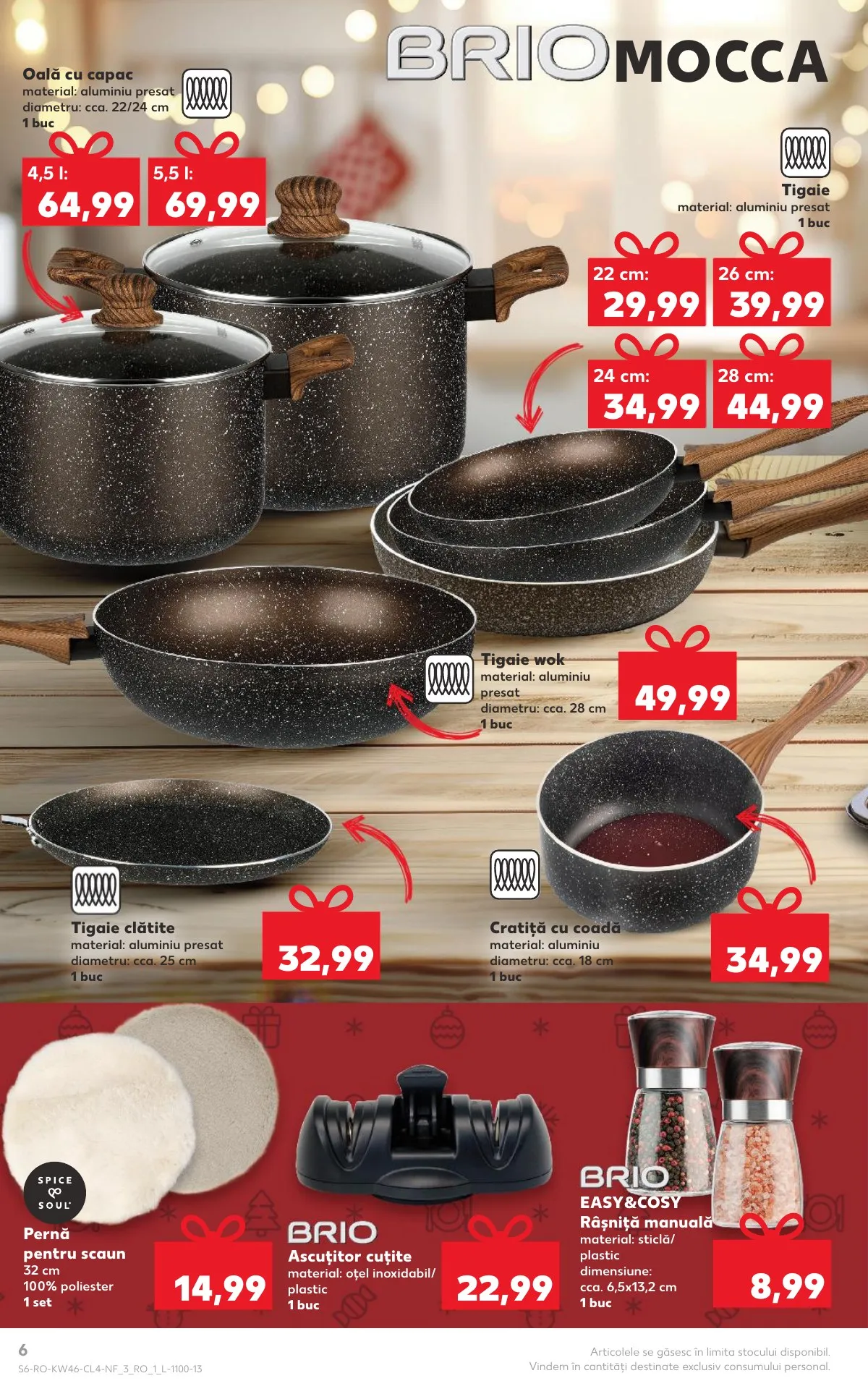Kaufland akciós újság Románia Nonfood 11.12–11.18 – 6. oldal