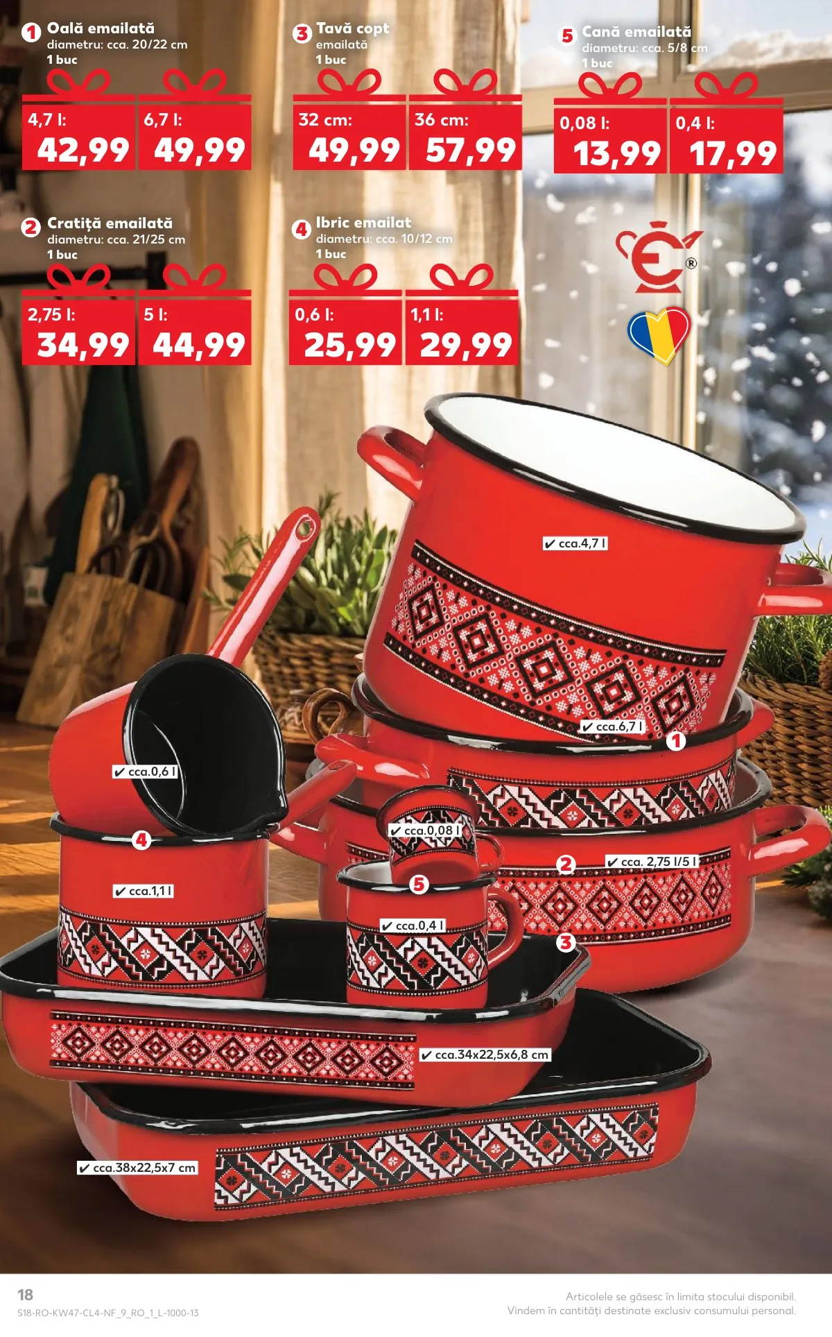 Kaufland akciós újság Románia Nonfood 11.19–11.25 – 18. oldal