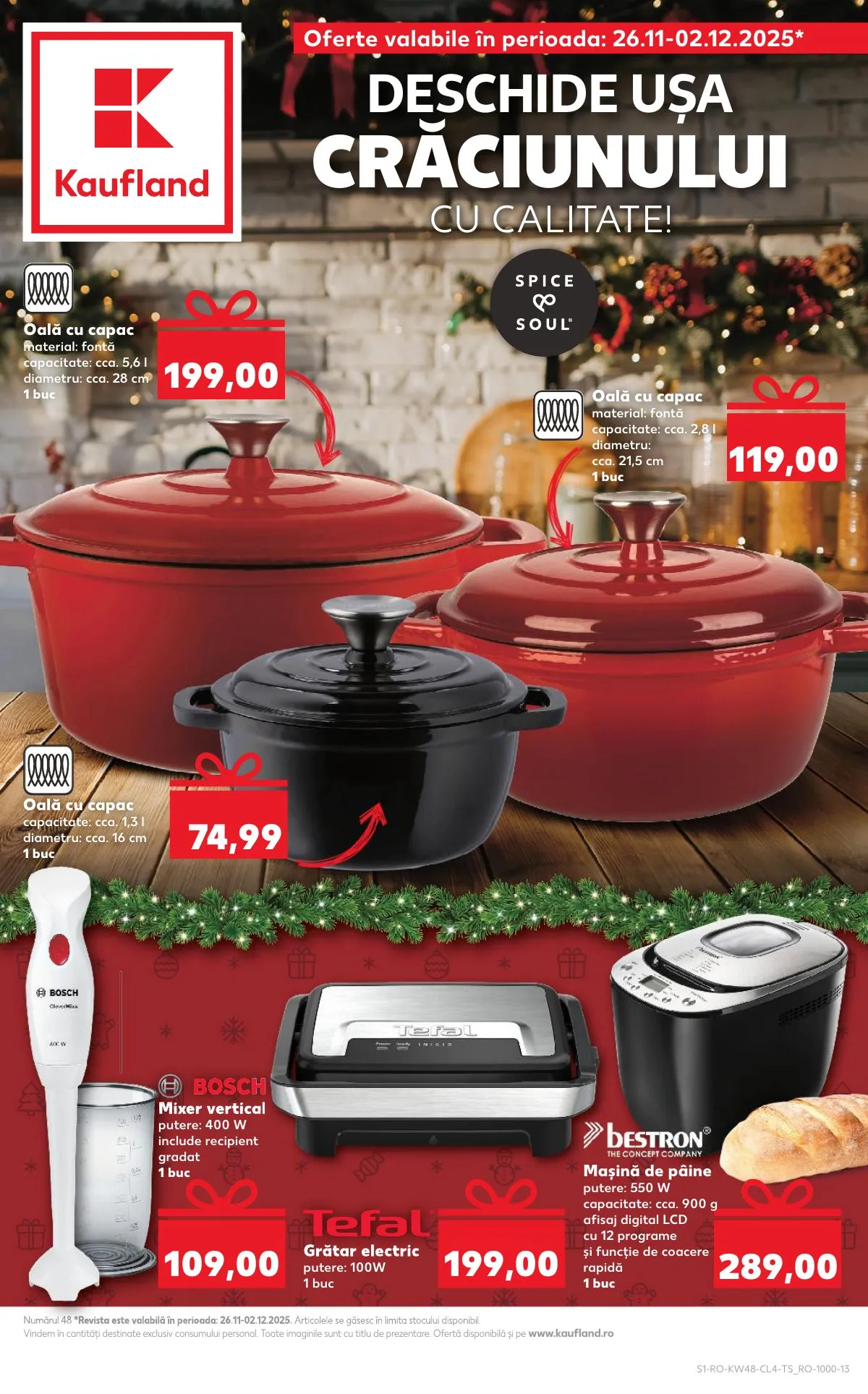 Kaufland akciós újság Románia Nonfood 11.26–12.02