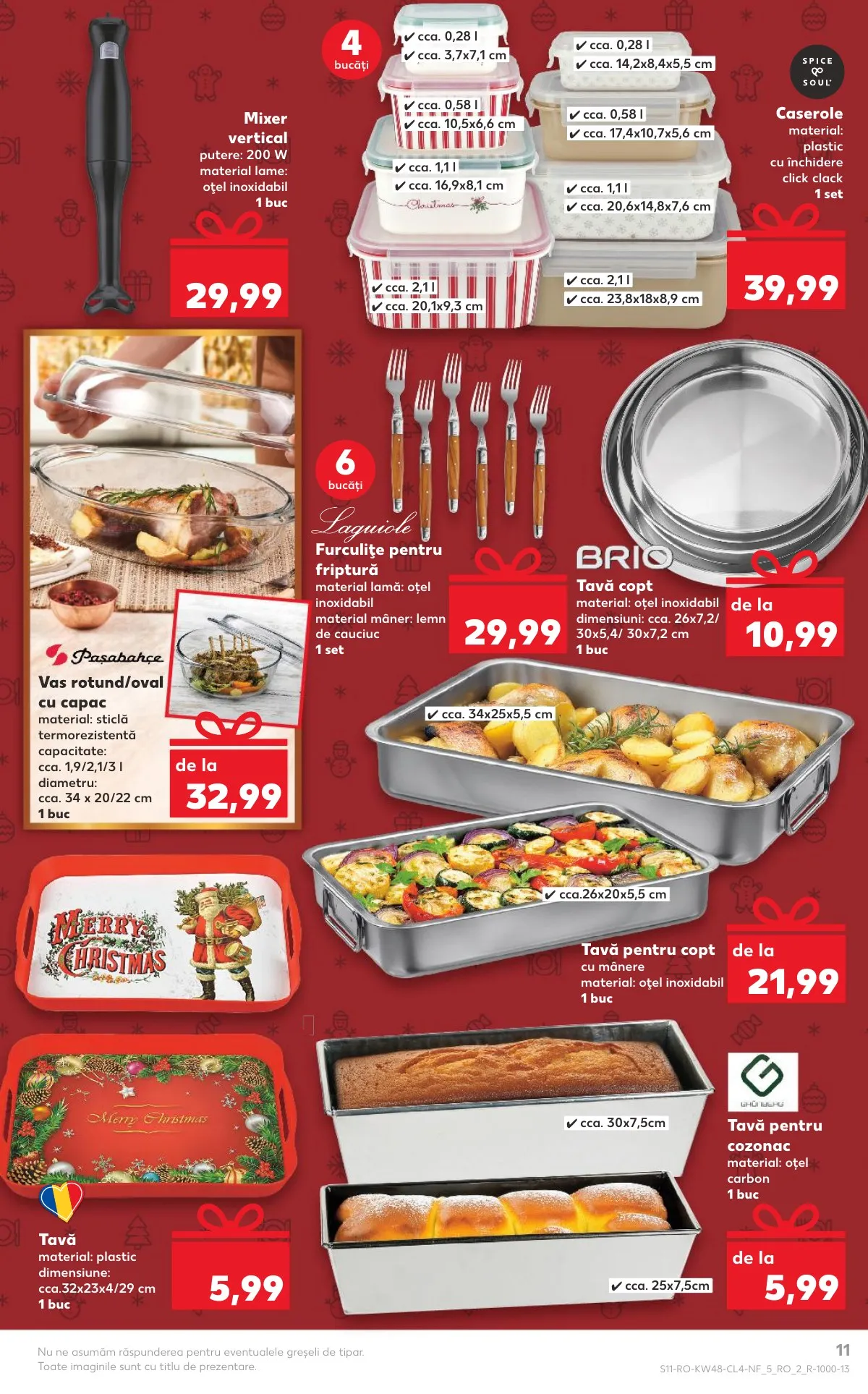 Kaufland akciós újság Románia Nonfood 11.26–12.02 – 11. oldal