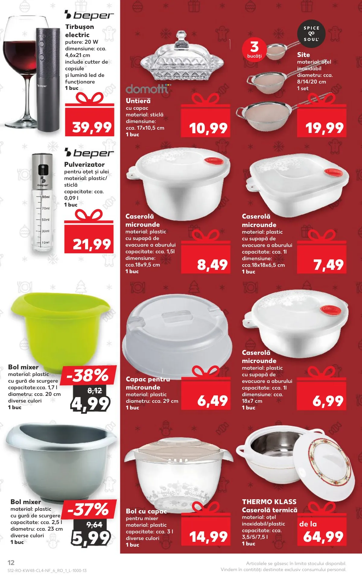 Kaufland akciós újság Románia Nonfood 11.26–12.02 – 12. oldal