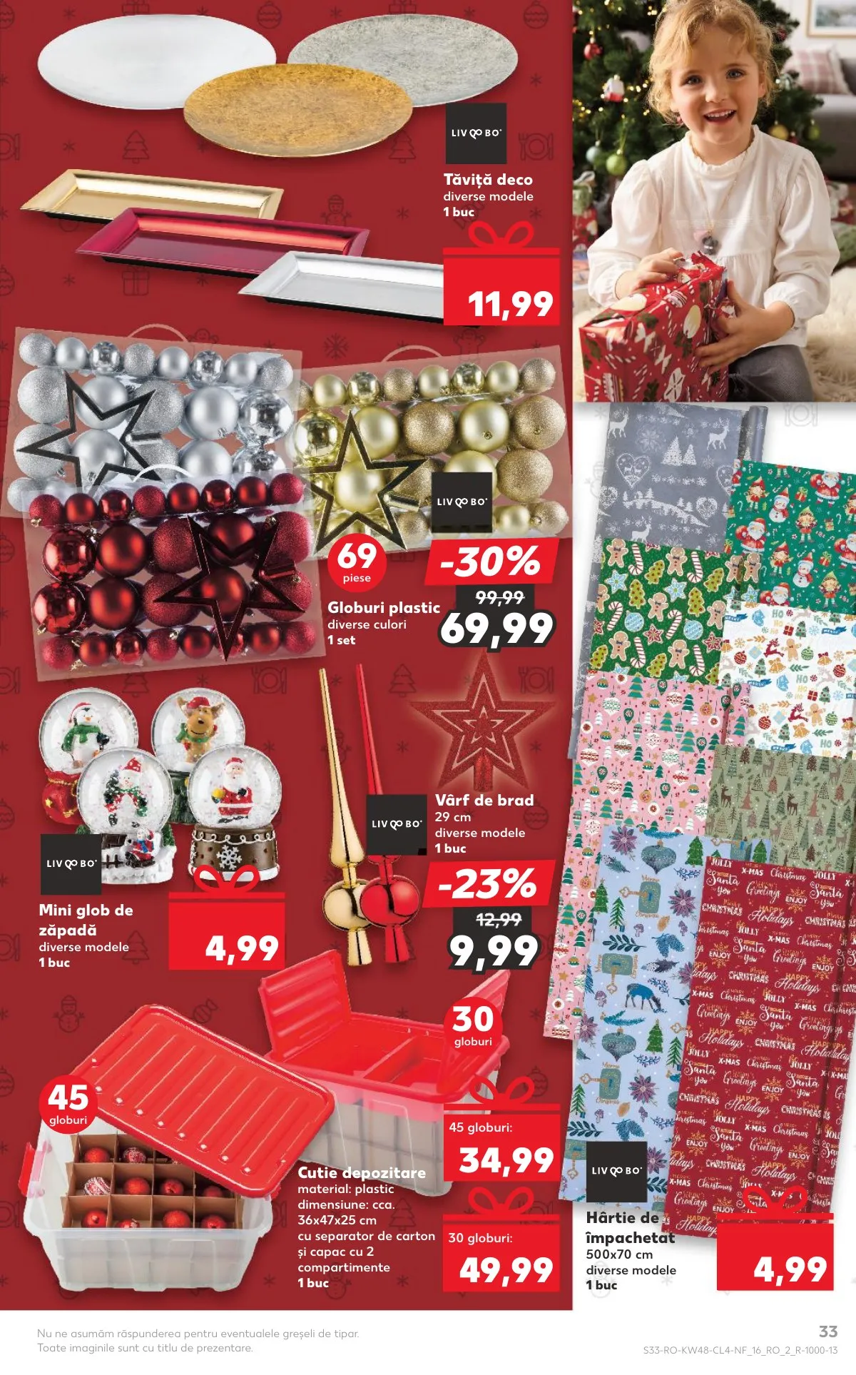 Kaufland akciós újság Románia Nonfood 11.26–12.02 – 33. oldal