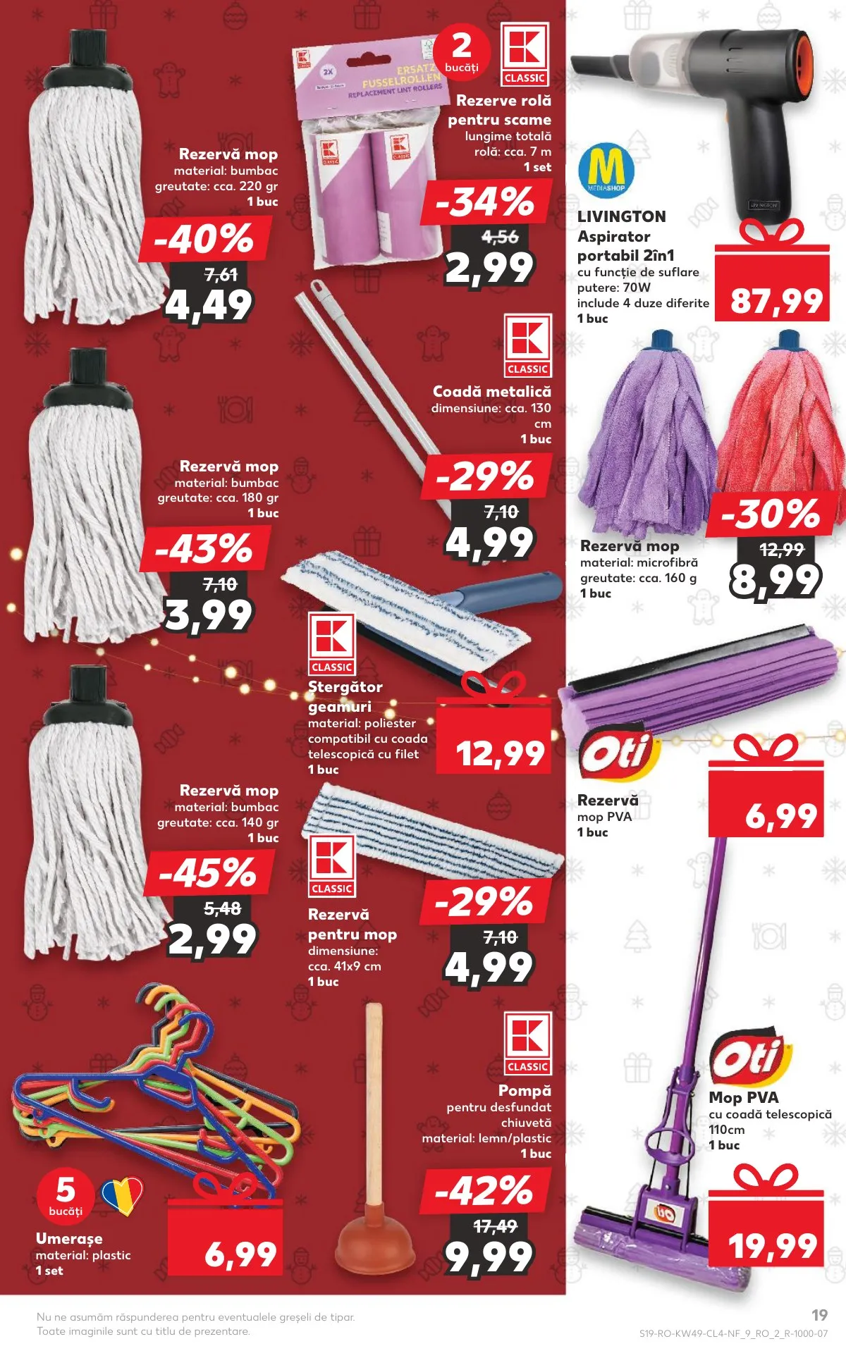 Kaufland akciós újság Románia Nonfood 12.03–12.09 – 19. oldal