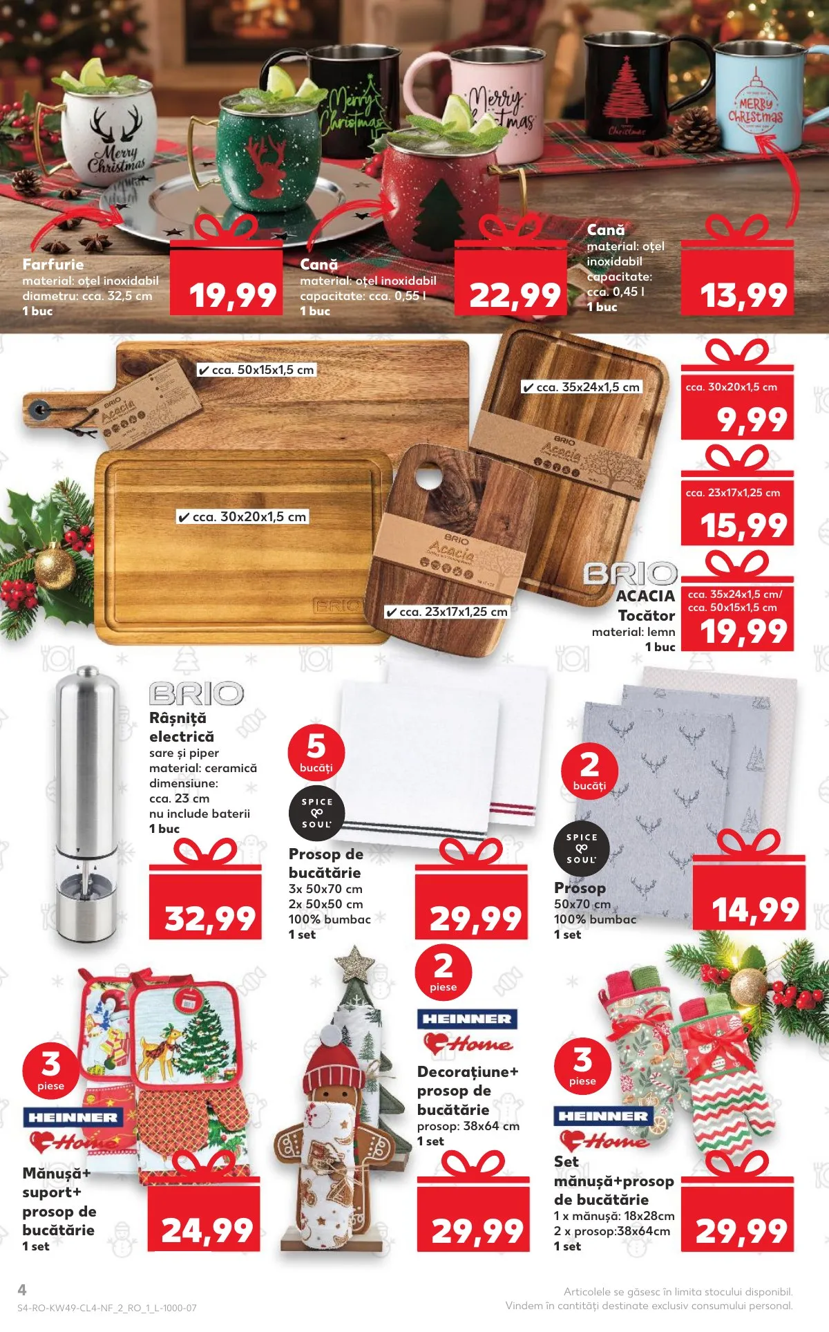Kaufland akciós újság Románia Nonfood 12.03–12.09 – 4. oldal