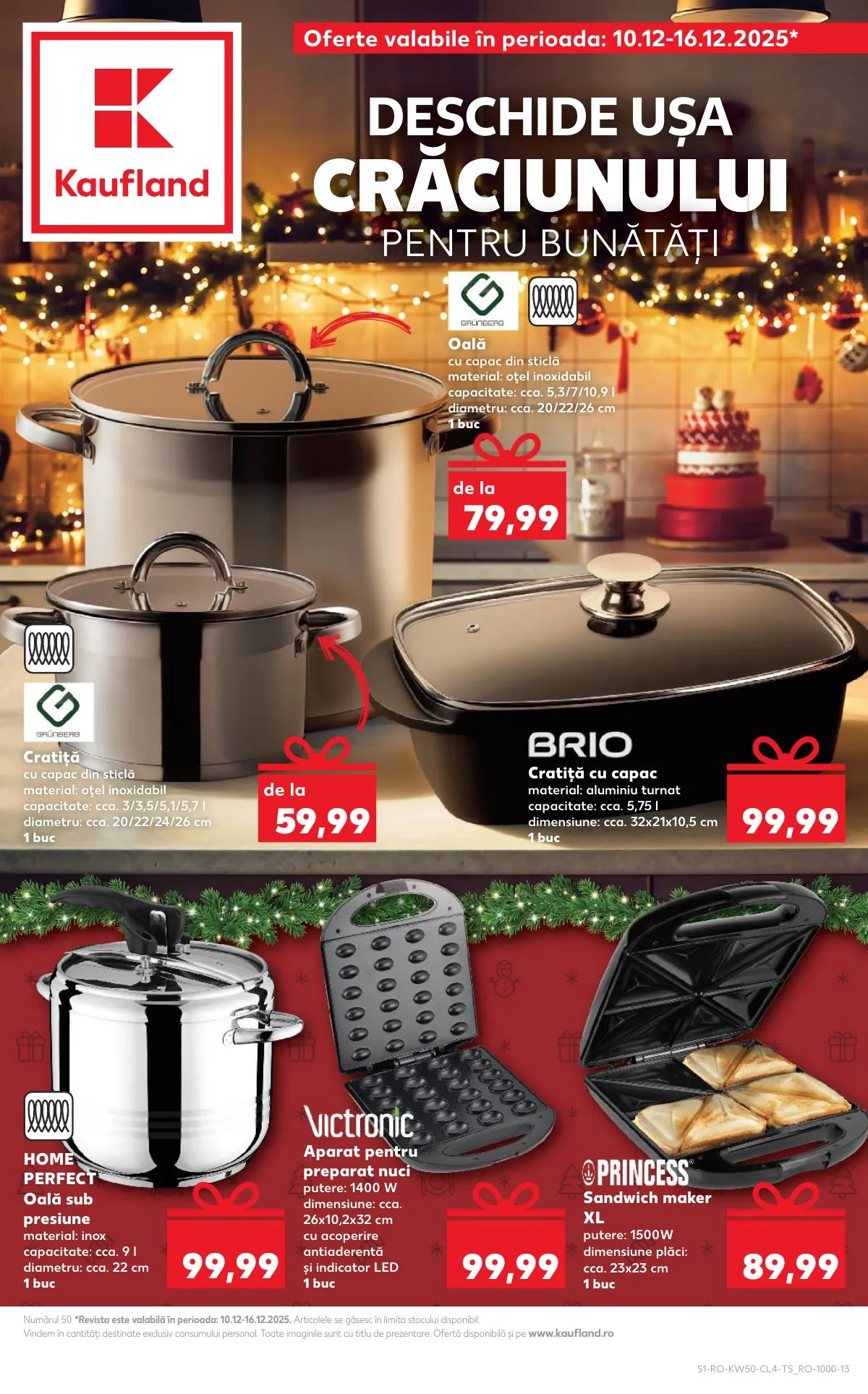 Kaufland akciós újság Románia Nonfood 12.10–12.16