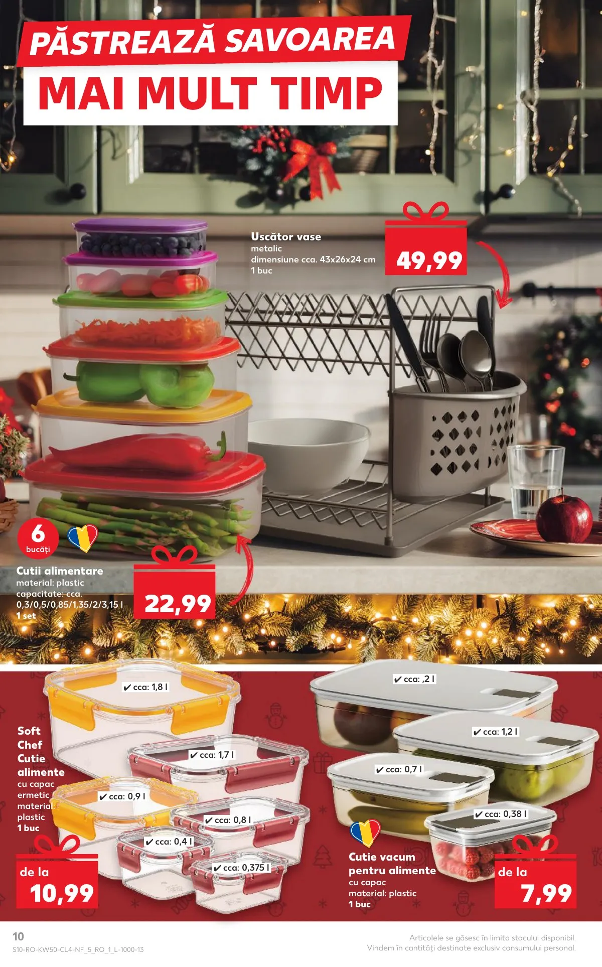 Kaufland akciós újság Románia Nonfood 12.10–12.16 – 10. oldal