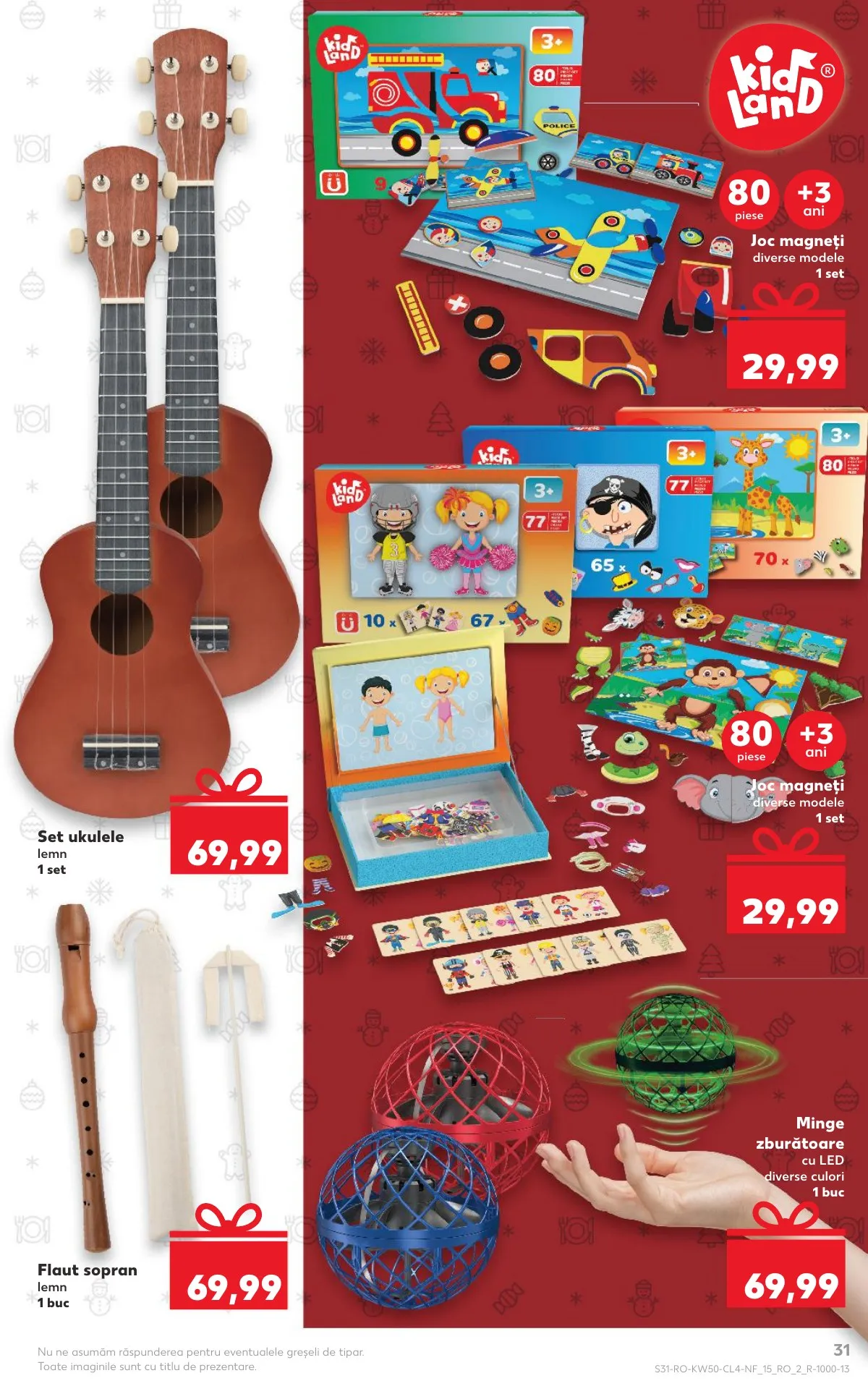 Kaufland akciós újság Románia Nonfood 12.10–12.16 – 31. oldal