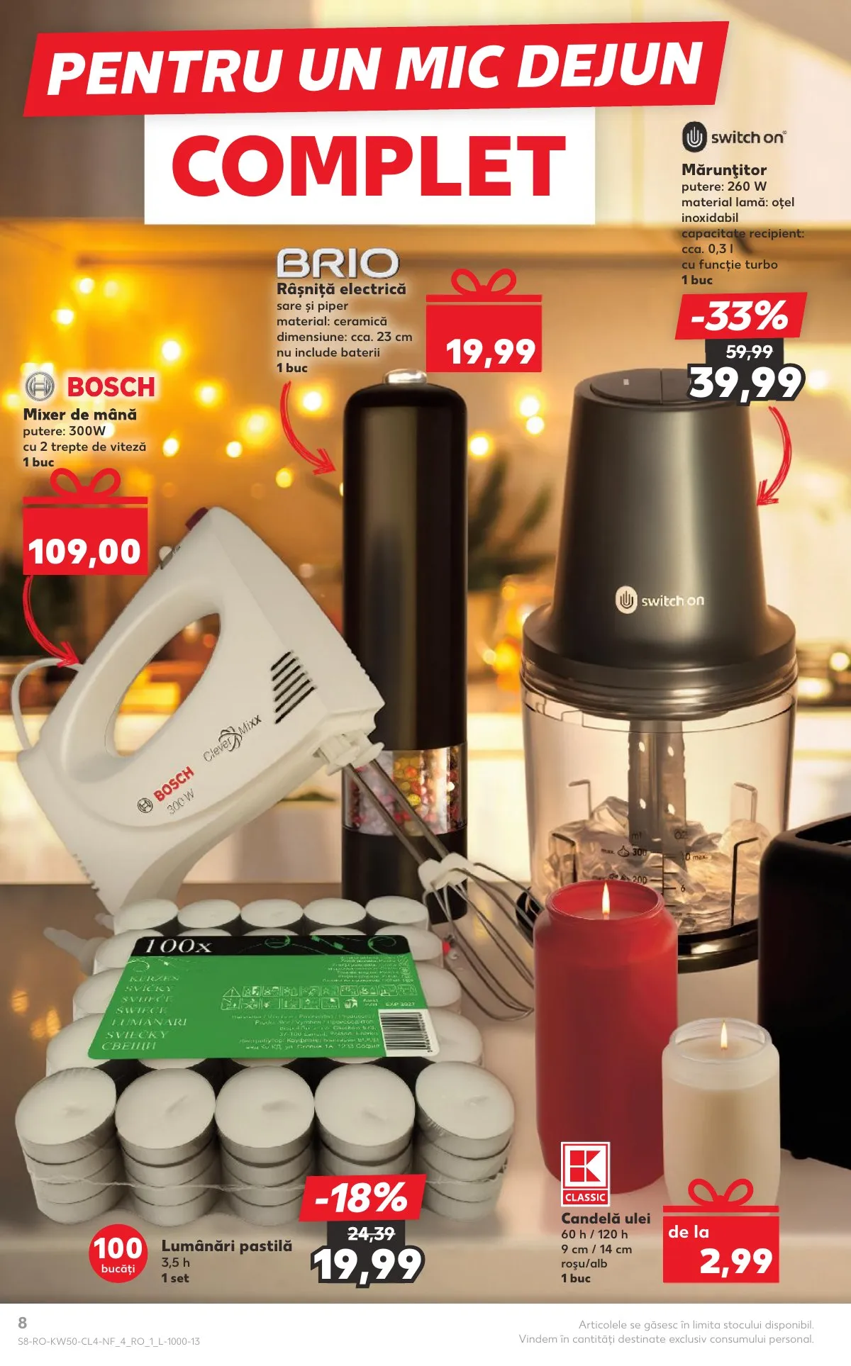 Kaufland akciós újság Románia Nonfood 12.10–12.16 – 8. oldal