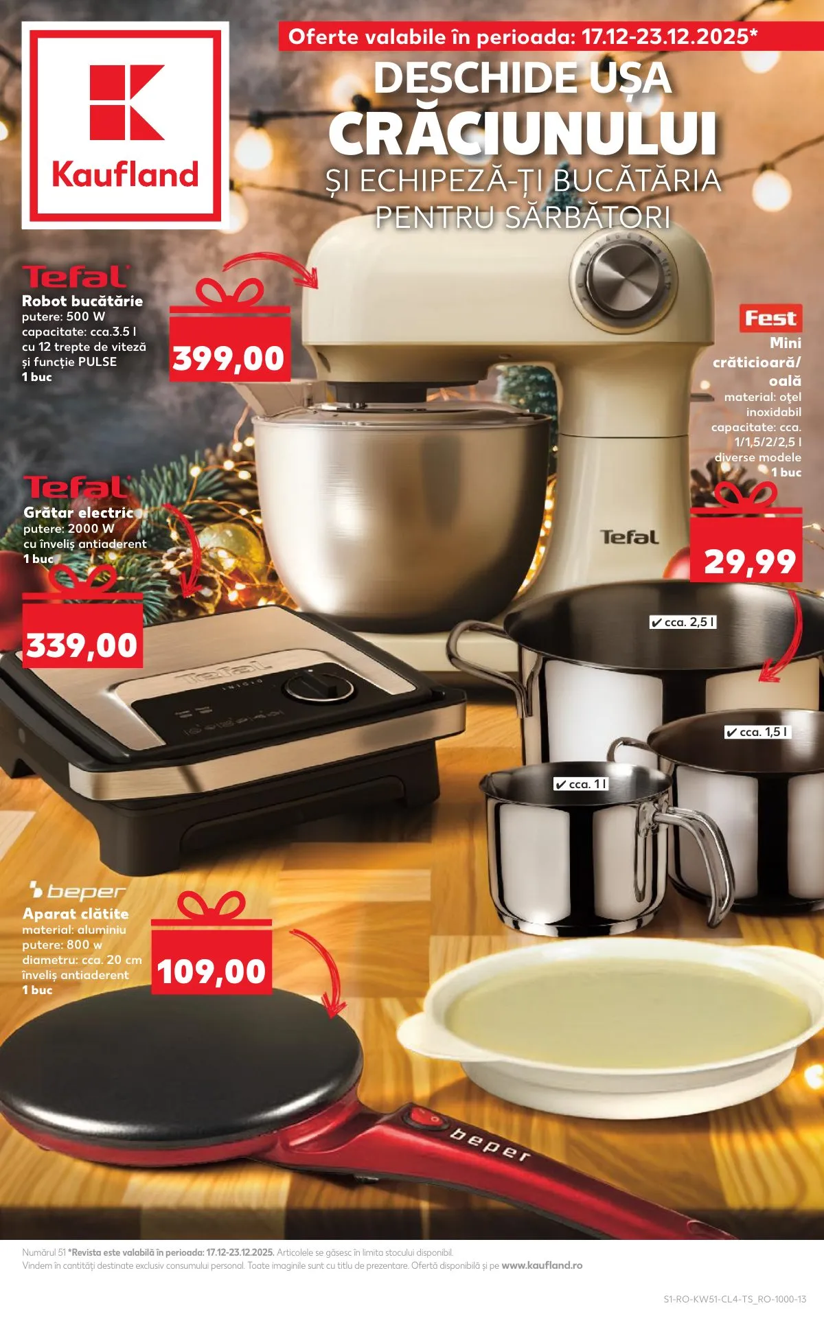 Kaufland akciós újság Románia Nonfood 12.17–12.23