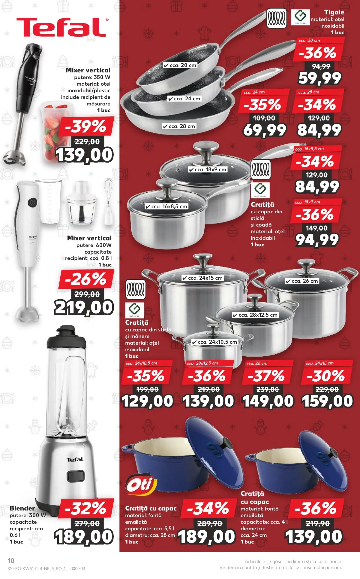 Kaufland akciós újság Románia Nonfood 12.17–12.23 – 10. oldal